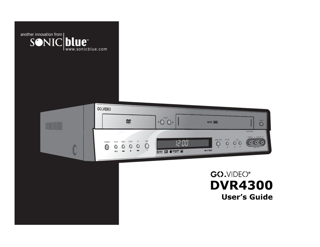 GoVideo DVR4300 manual 