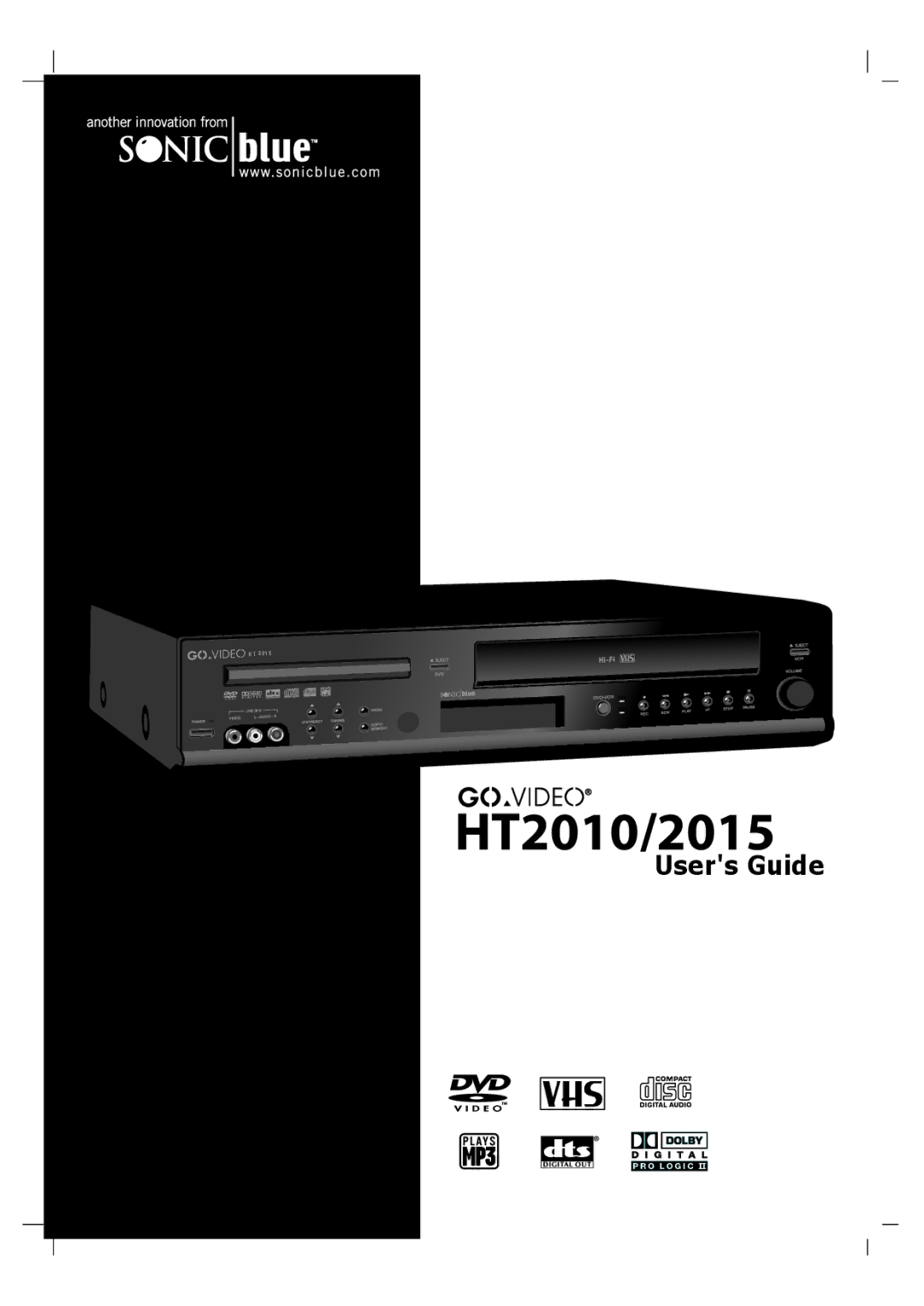 GoVideo HT2015 manual HT2010/2015 