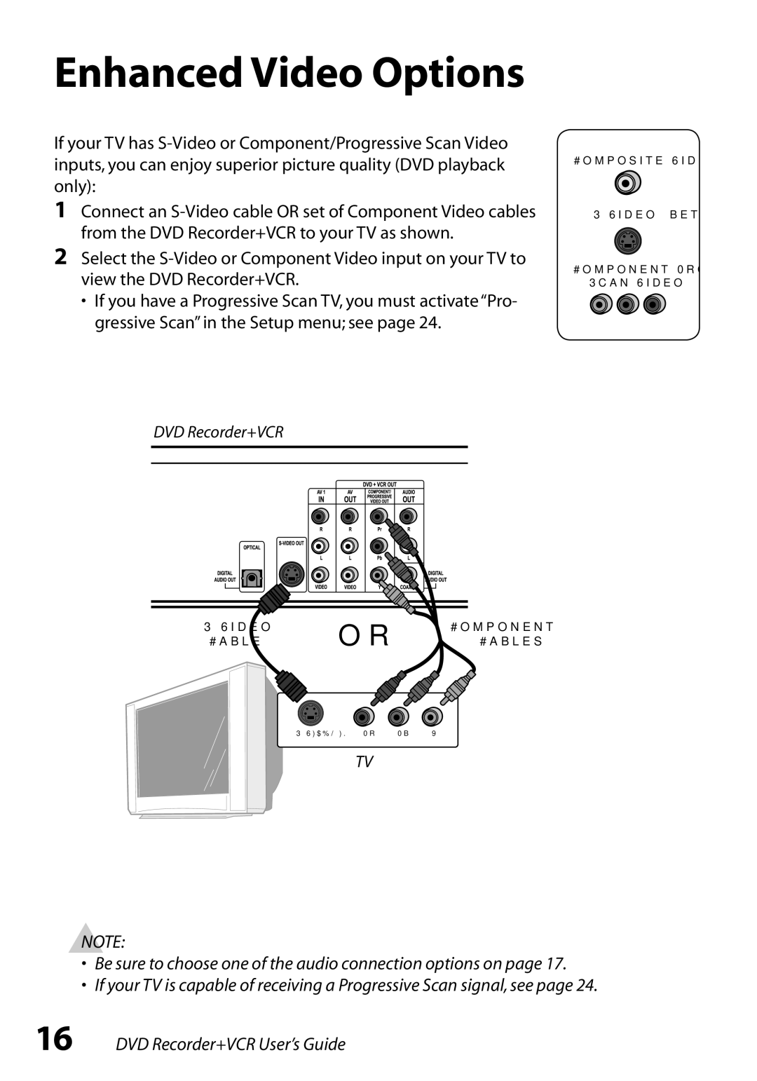 GoVideo VR3845 manual Enhanced Video Options 