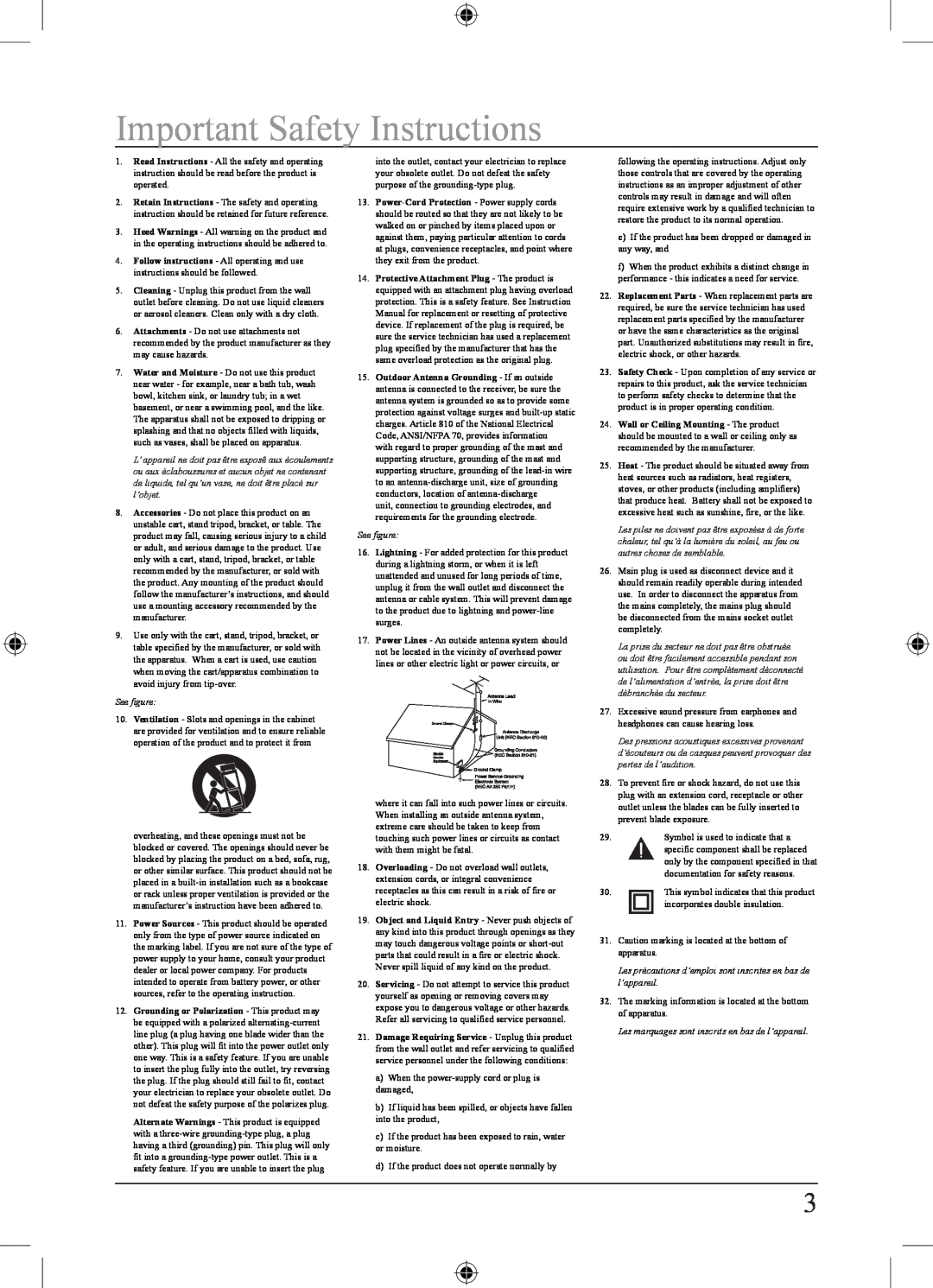 GPX HM109B important safety instructions Important safety Instructions 