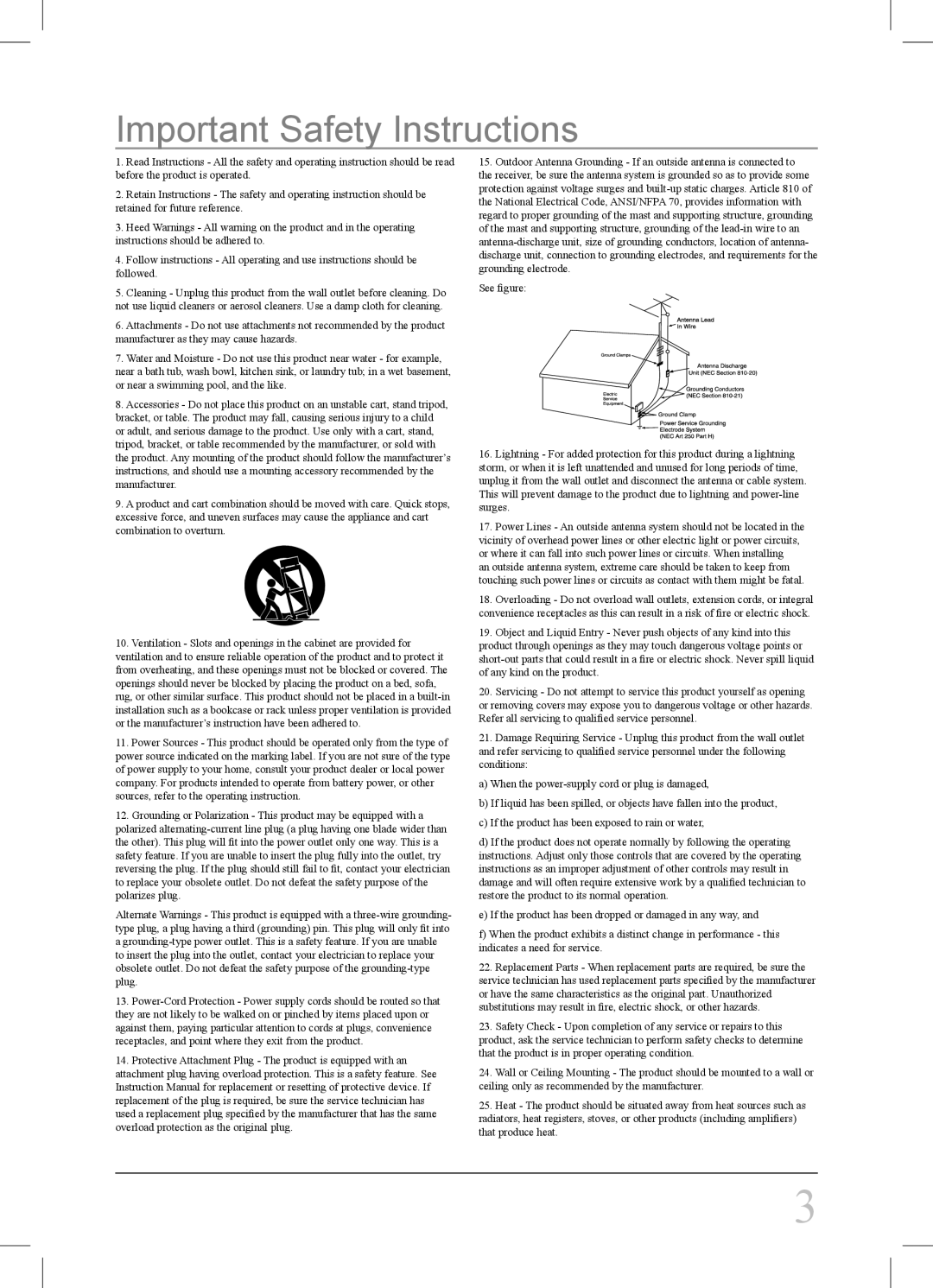 GPX KC218S important safety instructions Important Safety Instructions 