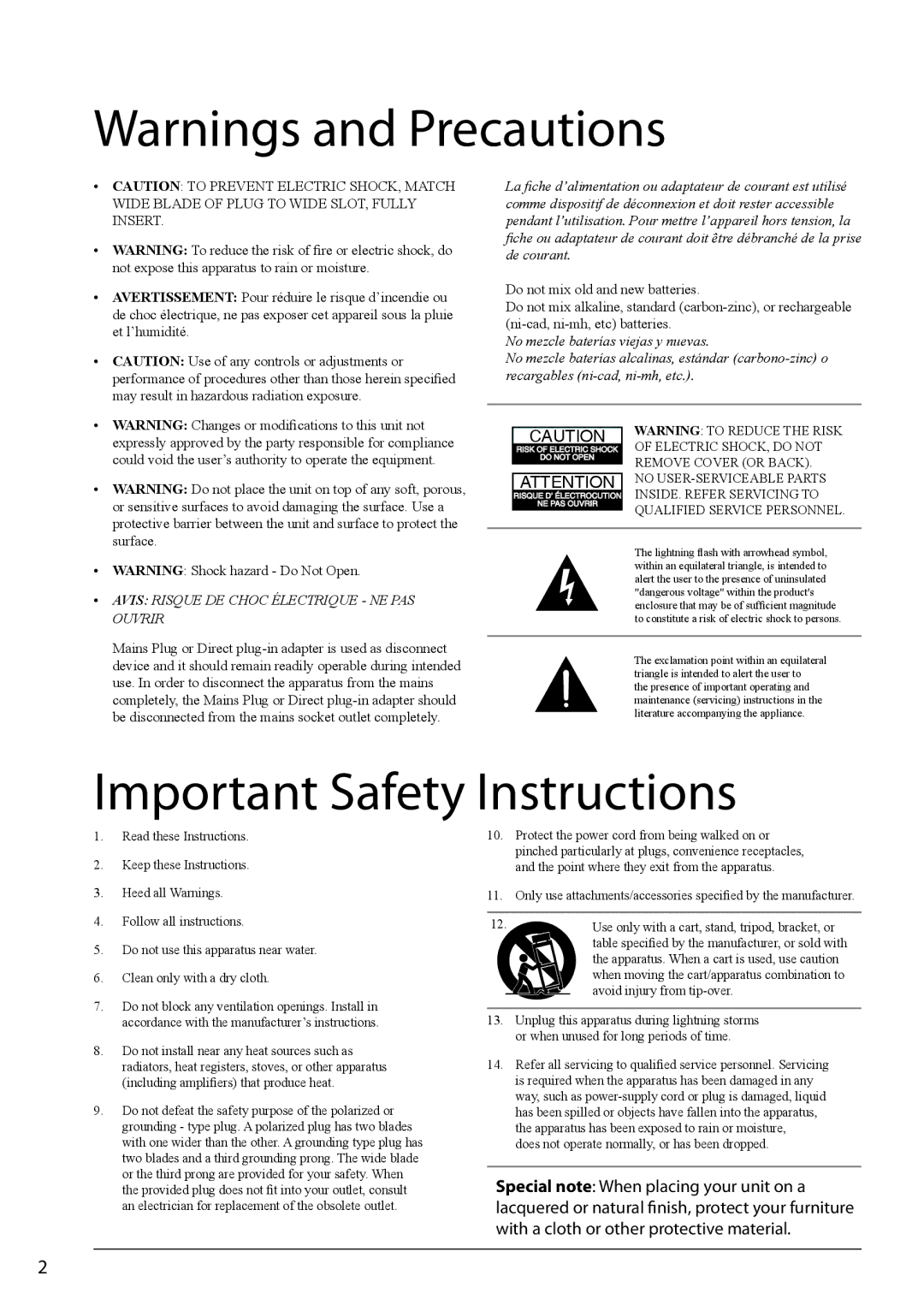 GPX KC232S manual Important Safety Instructions 