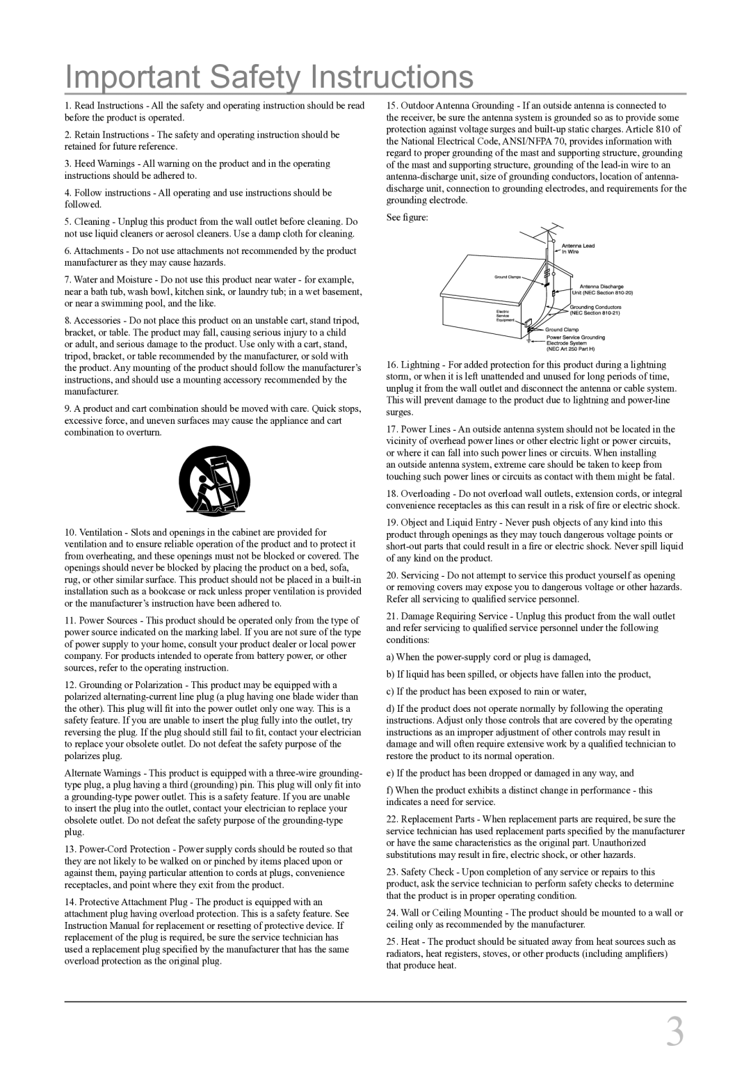 GPX MW2X8B instruction manual Important Safety Instructions 