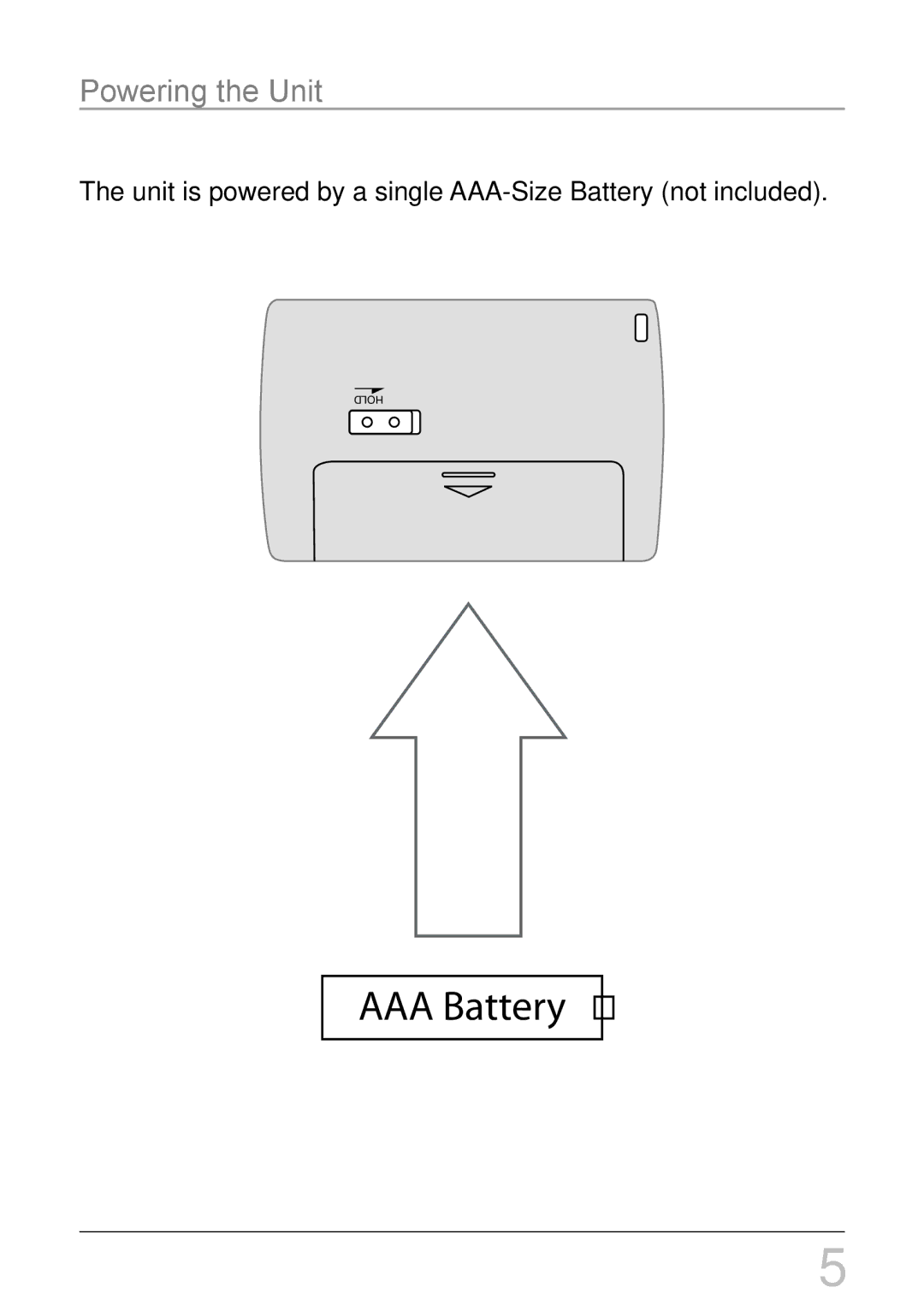 GPX MW338B important safety instructions AAA Battery, Powering the Unit 