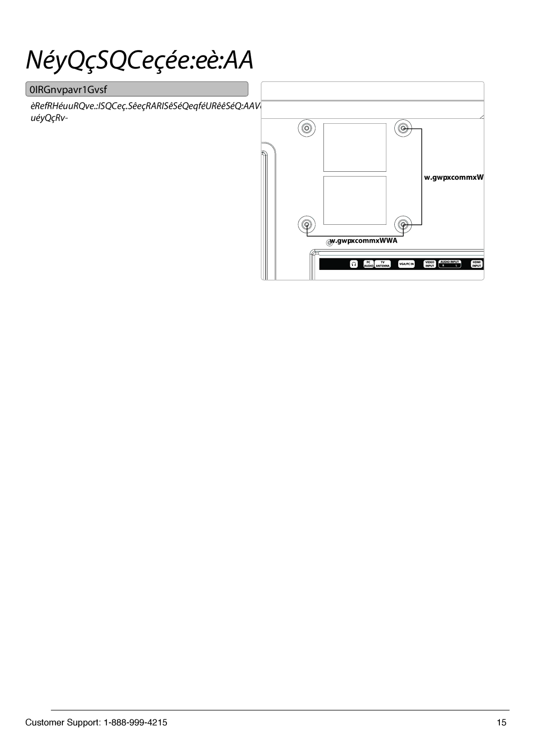 GPX TDE2282B manual Mounting to a Wall, Important Notes 