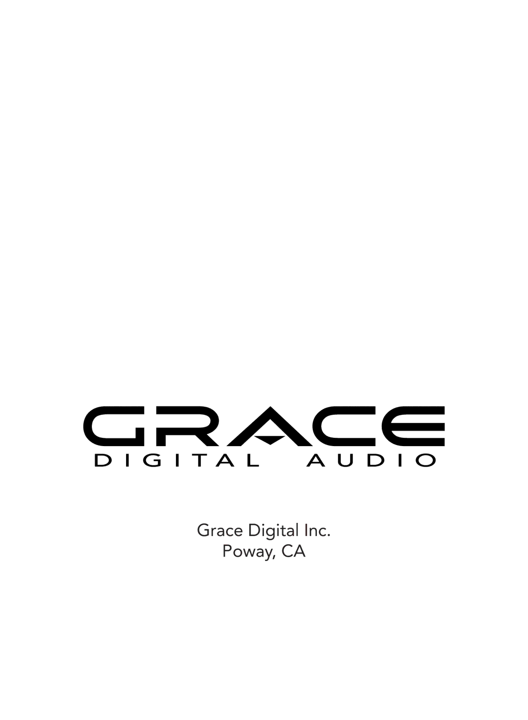 Grace GDI-IR2000 manual Grace Digital Inc Poway, CA 