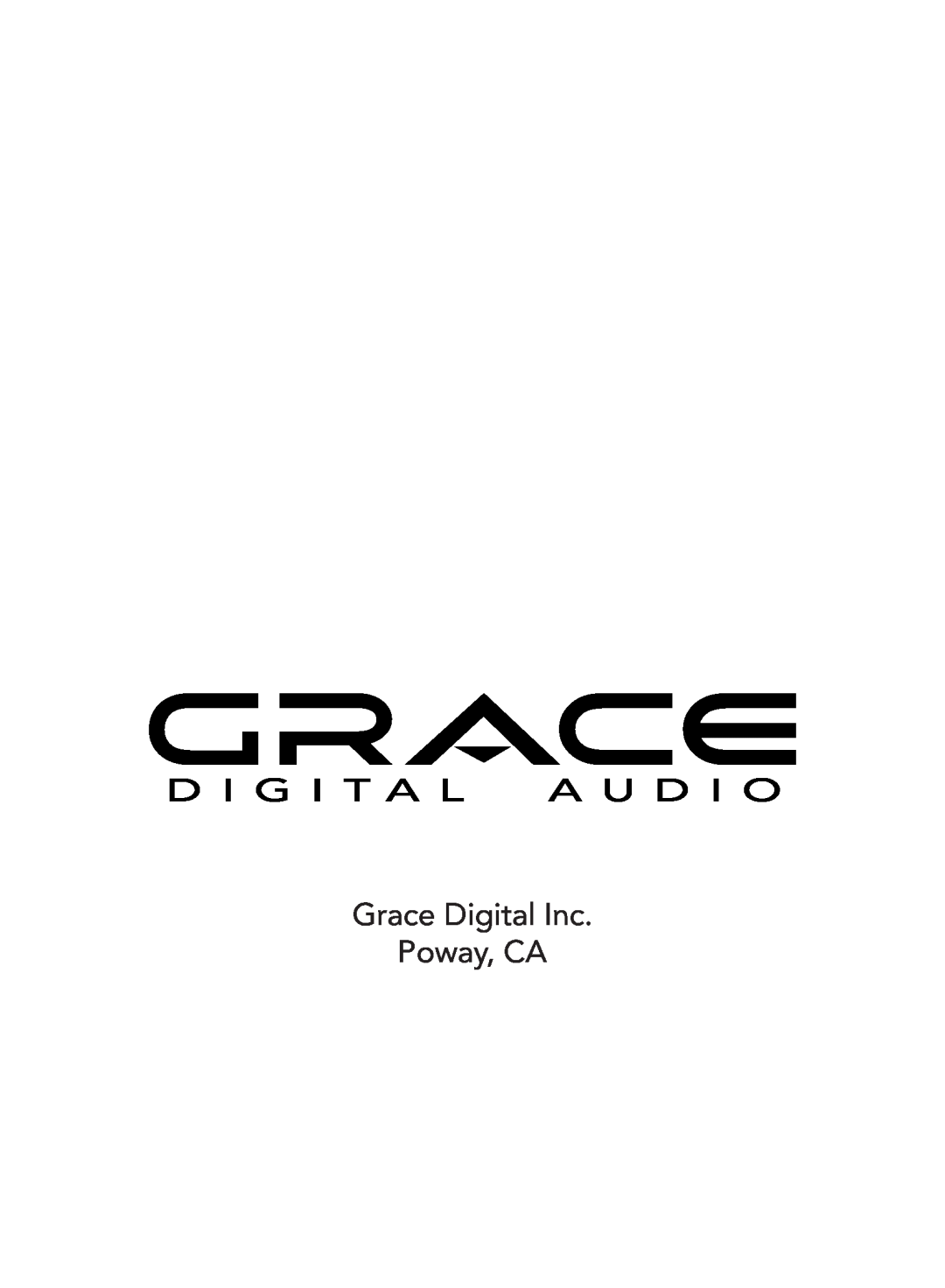 Grace GDI-IR3000 manual Grace Digital Inc Poway, CA, Grace Internet and Network Media Player 