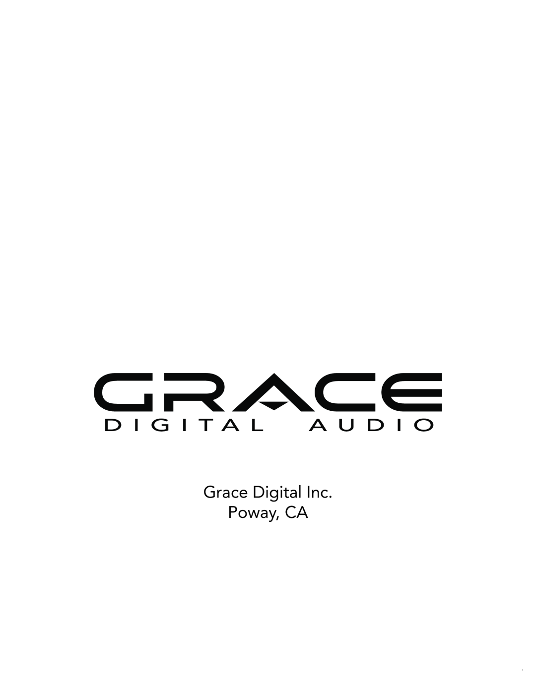 Grace GDI-IR3020 manual Grace Digital Inc Poway, CA, Grace Internet and Network Media Player 