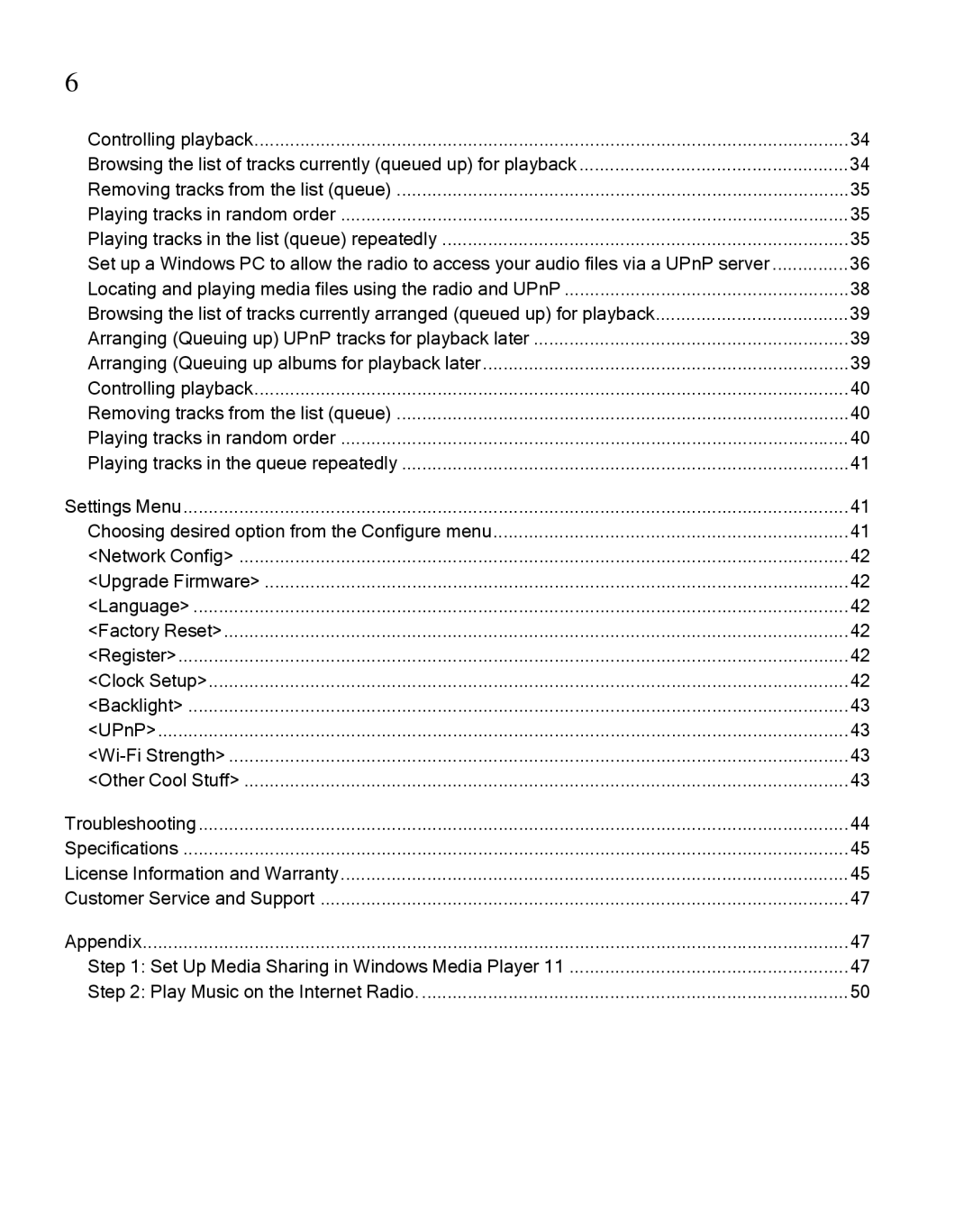 Grace GDI-IRA500 manual License Information and Warranty 