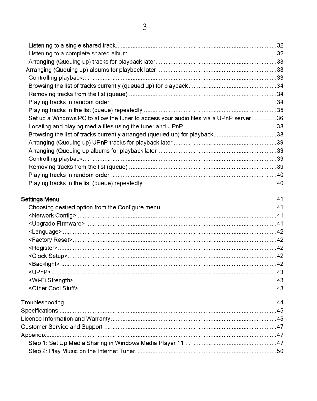 Grace GDI-IRDT200 manual License Information and Warranty 