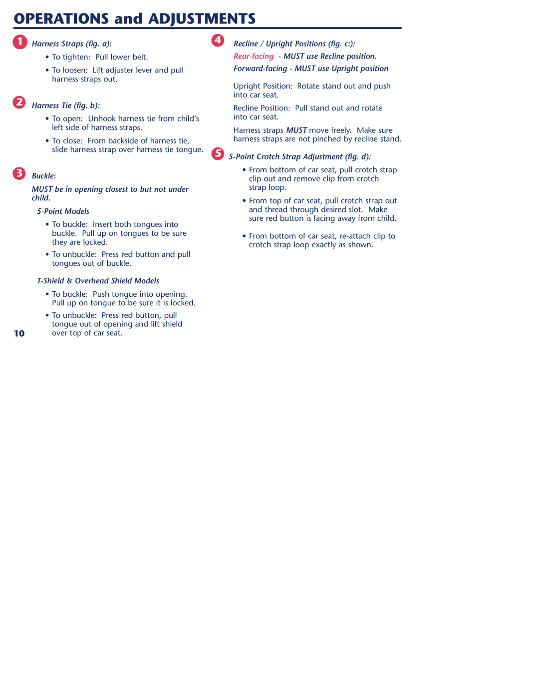 Graco 1000 STETM instruction manual Operations and Adjustments 