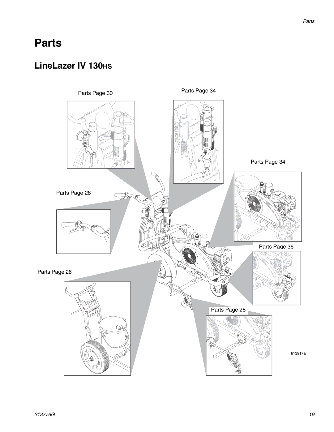 Graco important safety instructions Parts, LineLazer IV 130HS 