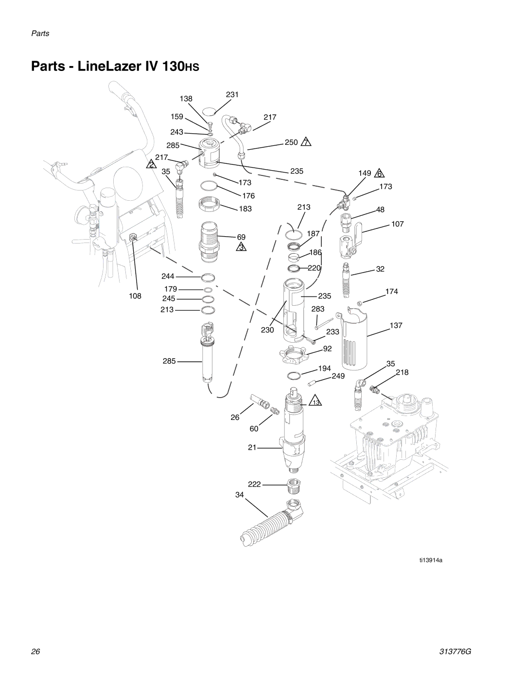 Graco 130HS important safety instructions 138 231 