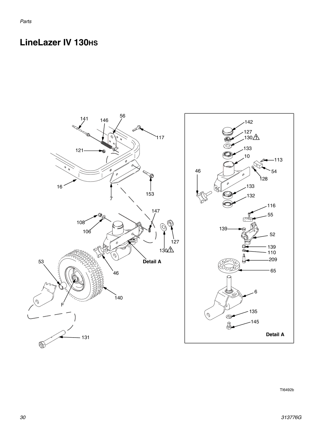 Graco 130HS important safety instructions Detail a 