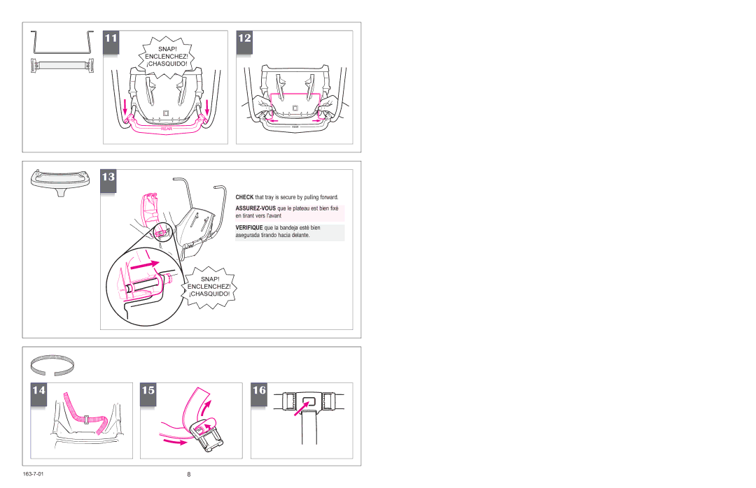 Graco 1423 owner manual Snap 