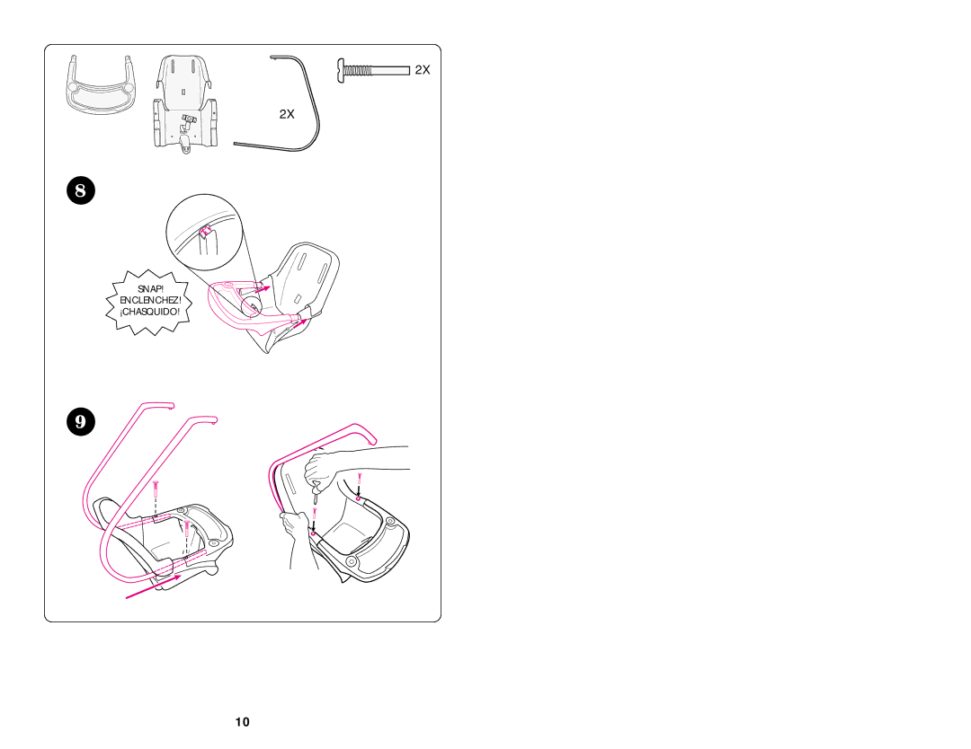 Graco 1481 manual Snap Enclenchez ¡CHASQUIDO 