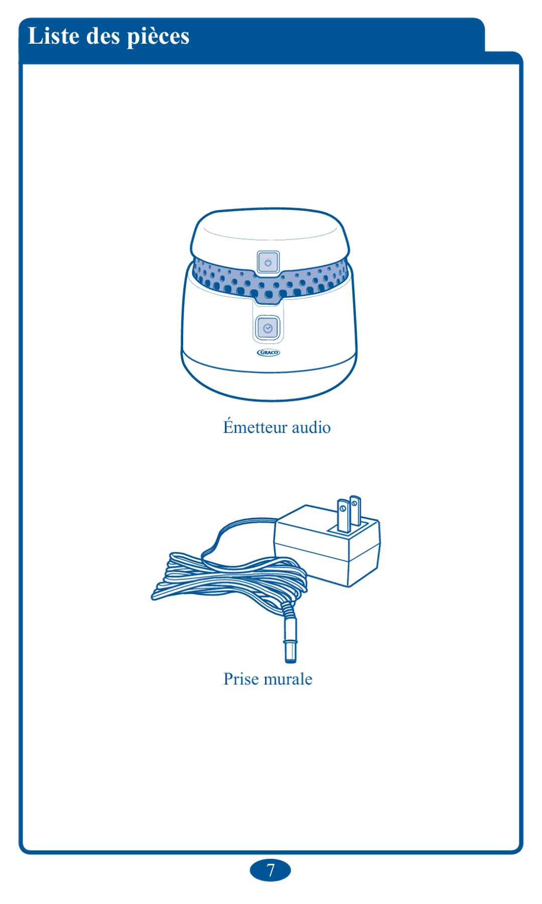 Graco PD102853B, 1751642 owner manual Liste des pièces 