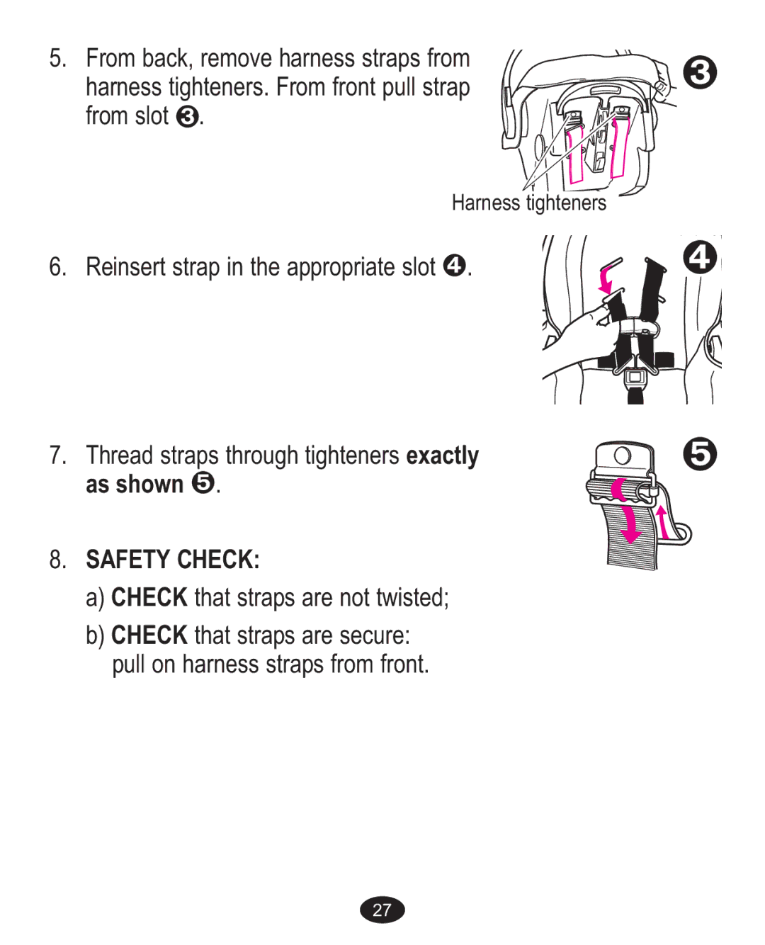 Graco 1757816, 1756483, 1750026, 1760818 owner manual Safety Check 