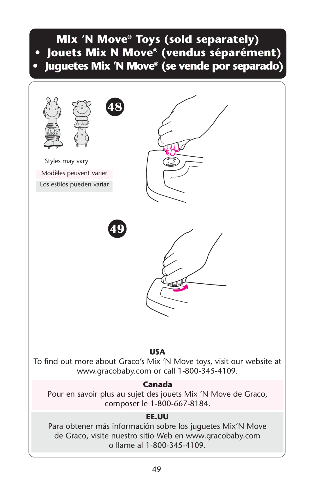 Graco 1757214 owner manual Usa, Ee.Uu 