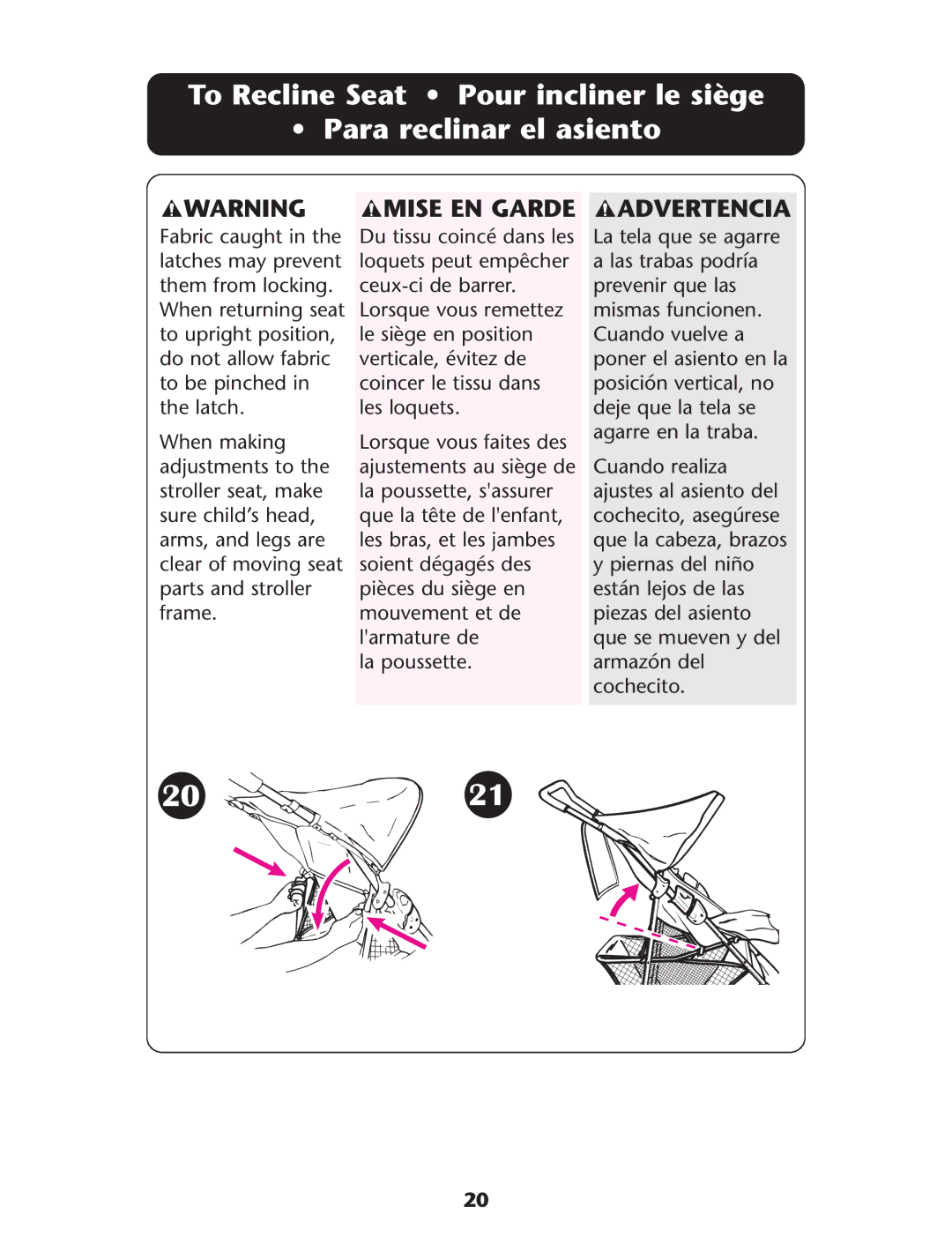 Graco 1755545, 1757978 owner manual Mise EN Garde 