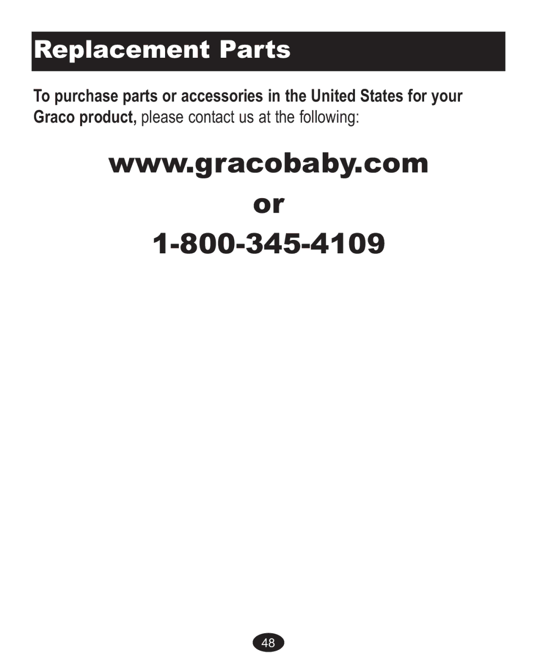 Graco 1763001 manual 