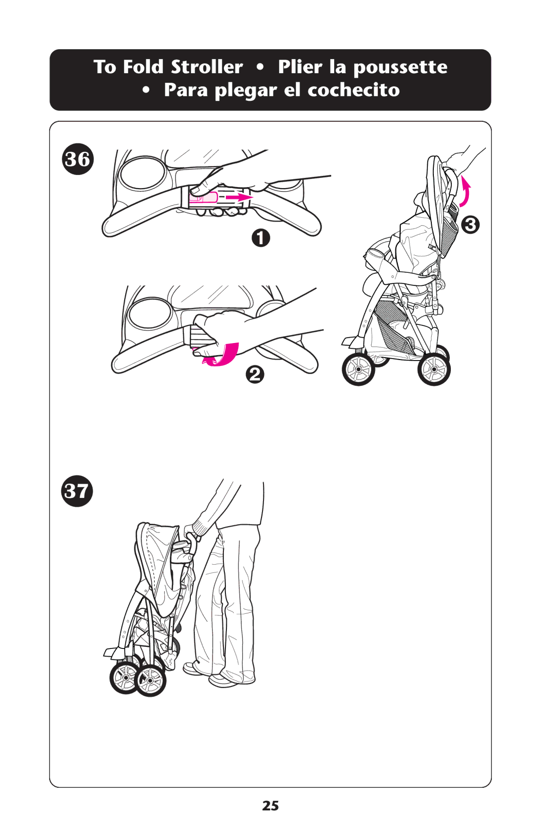 Graco 1762542, 1763611, 1751470, 1751552, 1750668, 1748116 owner manual ➊ ➌ 