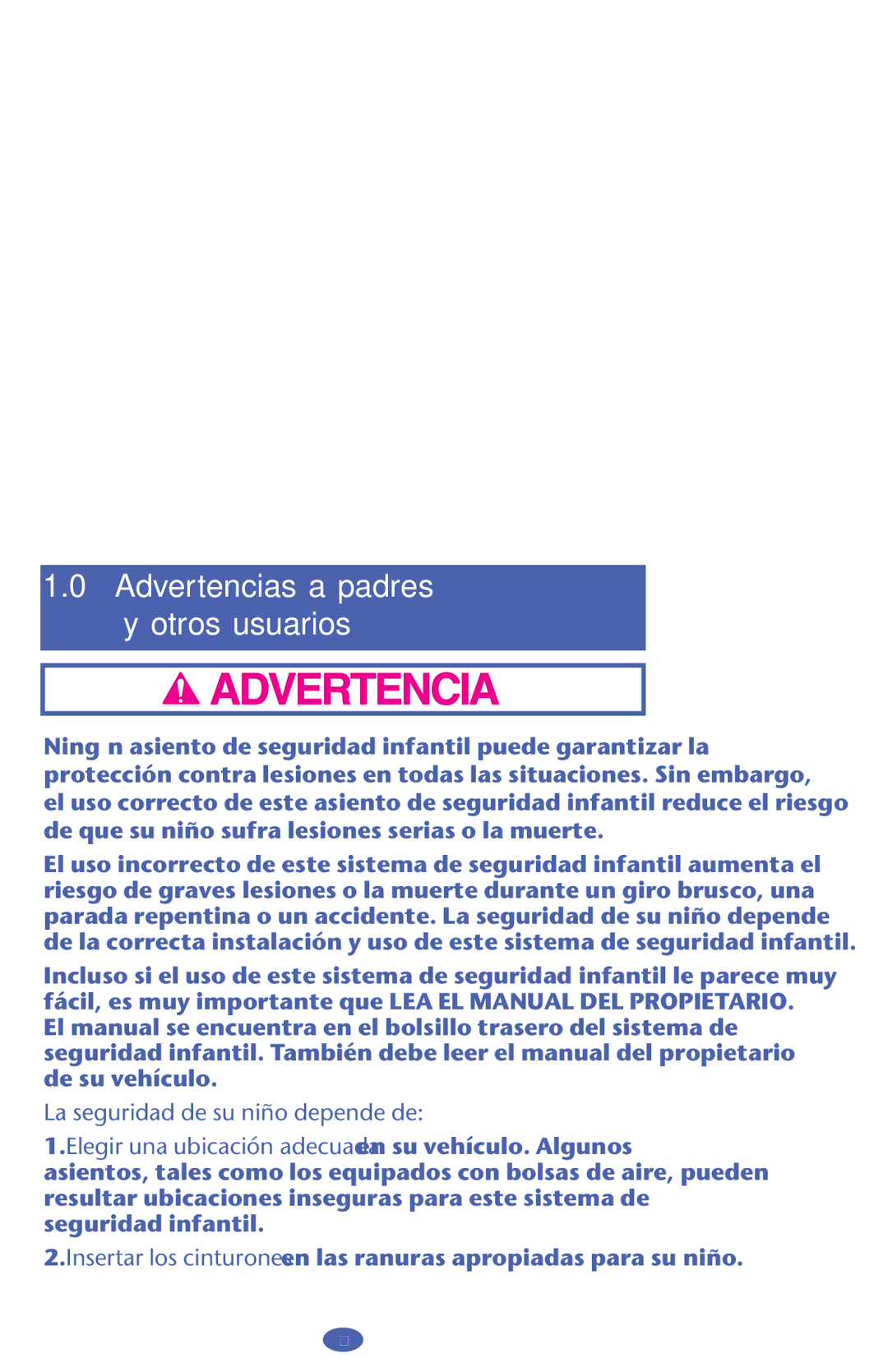 Graco 1750668, 1763611, 1762542, 1751470, 1751552, 1748116 owner manual Advertencias a padres y otros usuarios 