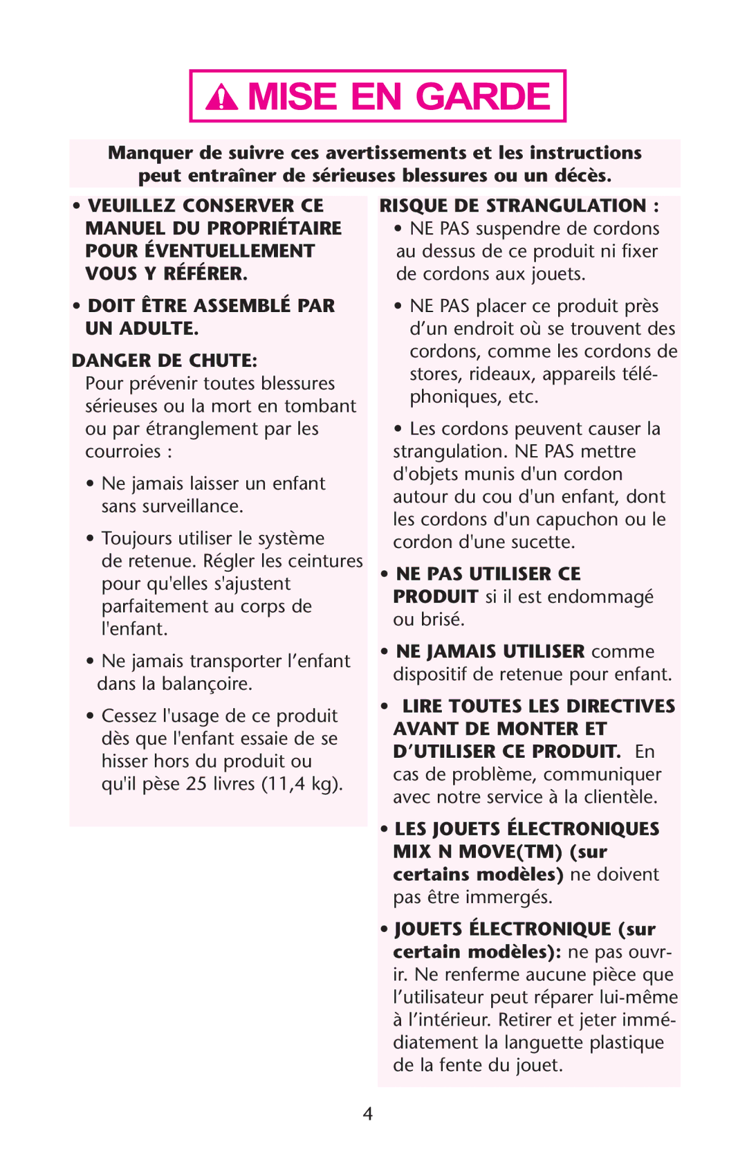 Graco 1764336, 1760955, PD105042A, 1750230 owner manual Pour QUgELLES SgAJUSTENT parfaitement au corps de 