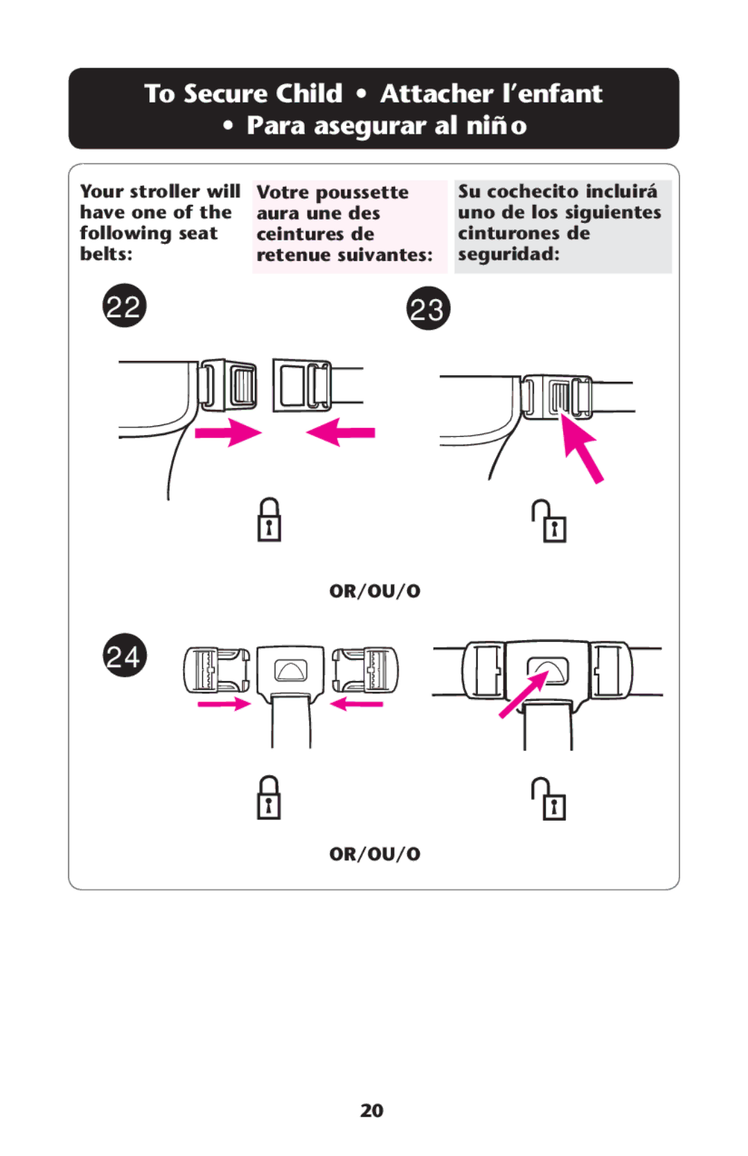 Graco 1773134, 1770580, 1760973, 1762155 owner manual Belts 