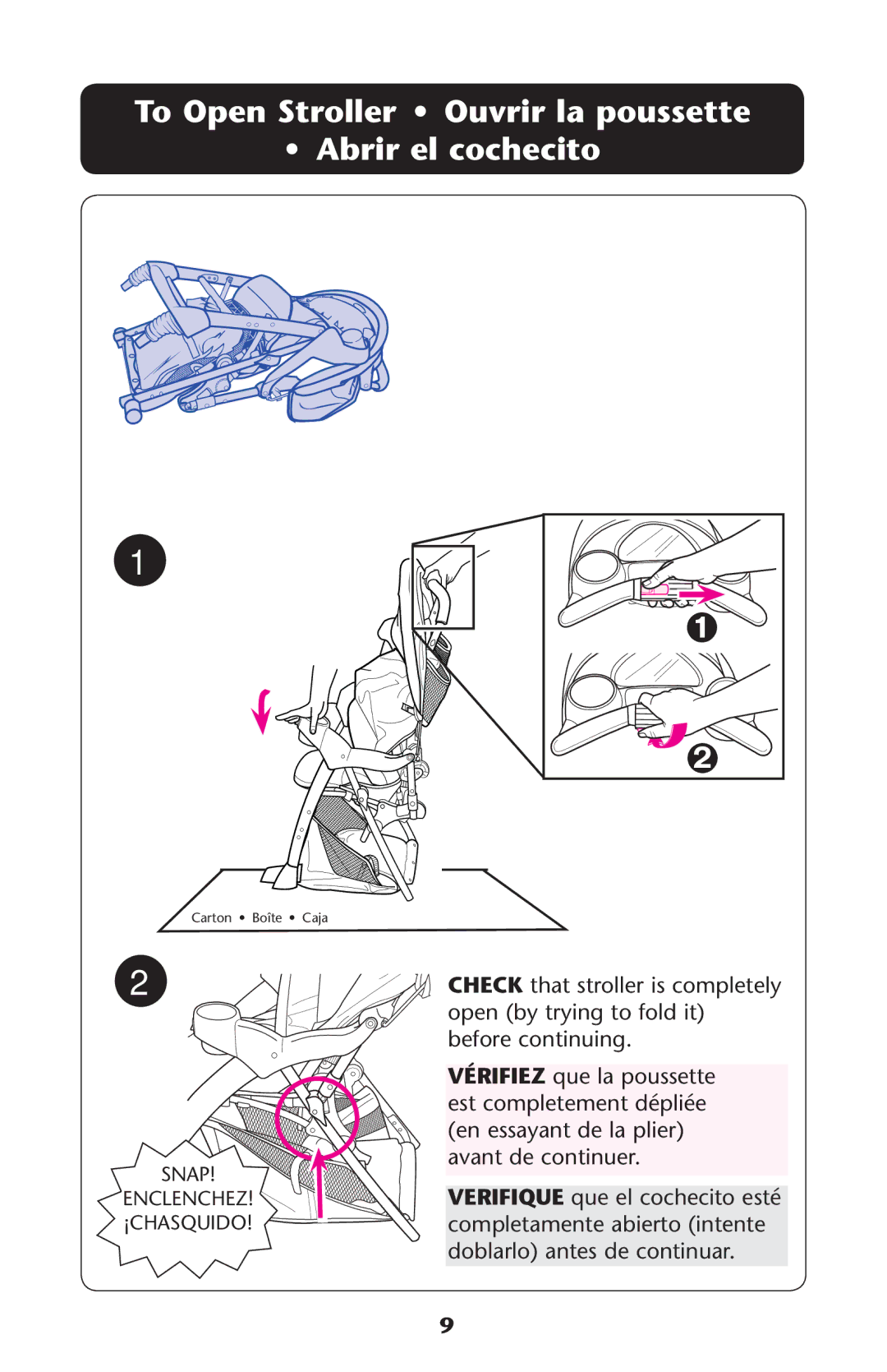 Graco 1770580, 1773134, 1760973, 1762155 owner manual Snap 