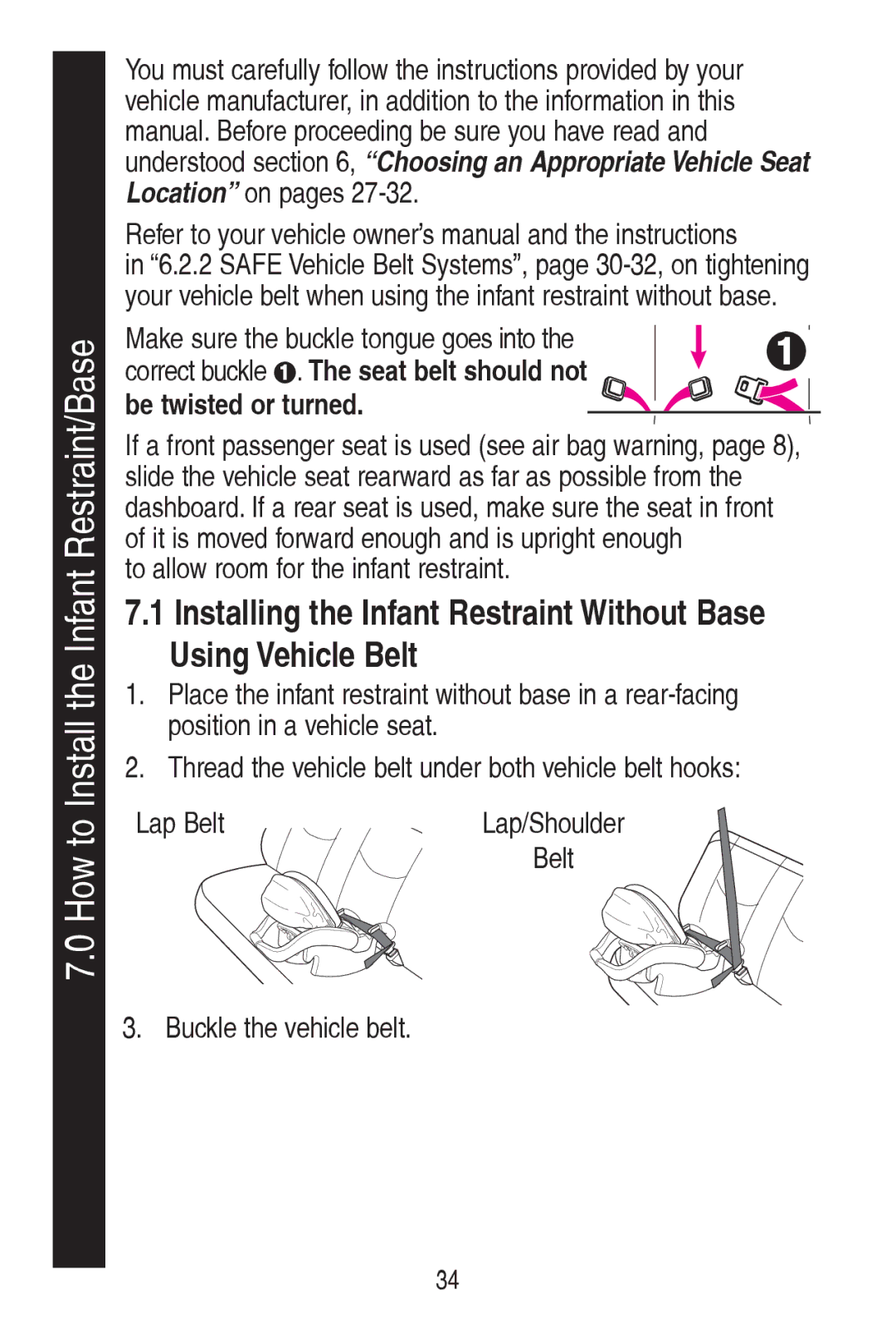 Graco 1774832, 1776435 owner manual 8VLQJ9HKLFOH%HOW, EhWzlvwhgRuWxuqhg, SrvlwlrqLqDYhklfohVhdw, Ds%How 