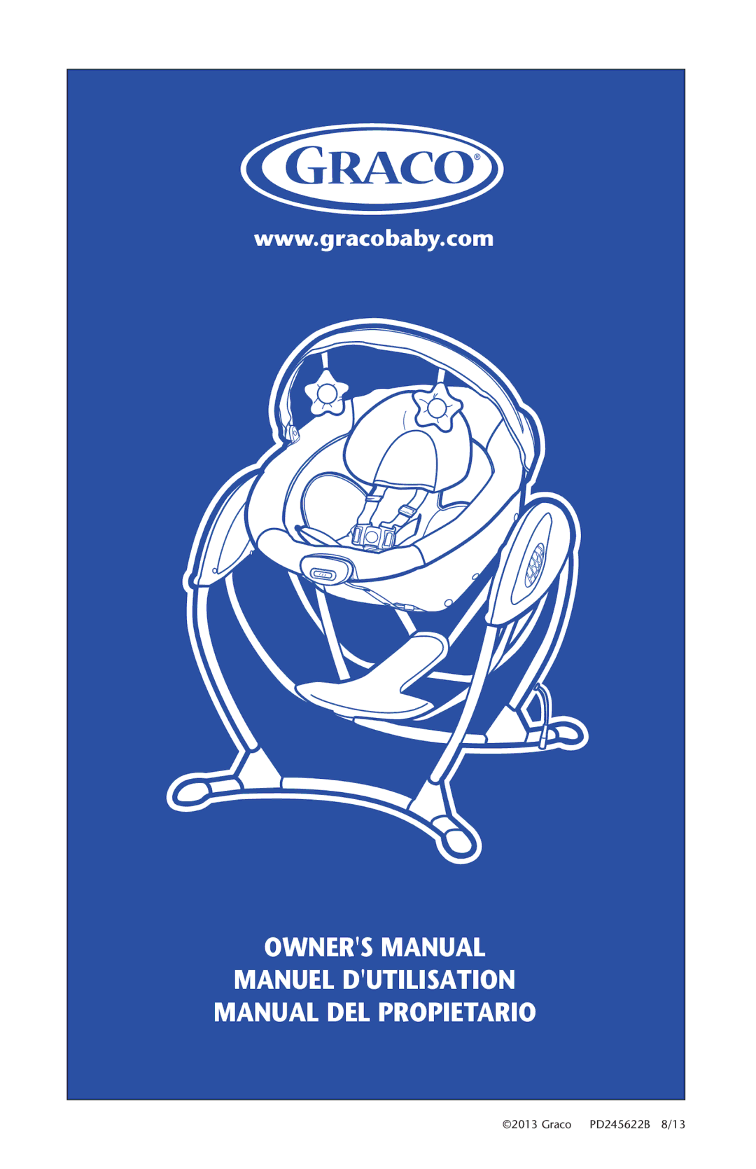 Graco 1857155 owner manual Manuel Dutilisation Manual DEL Propietario 