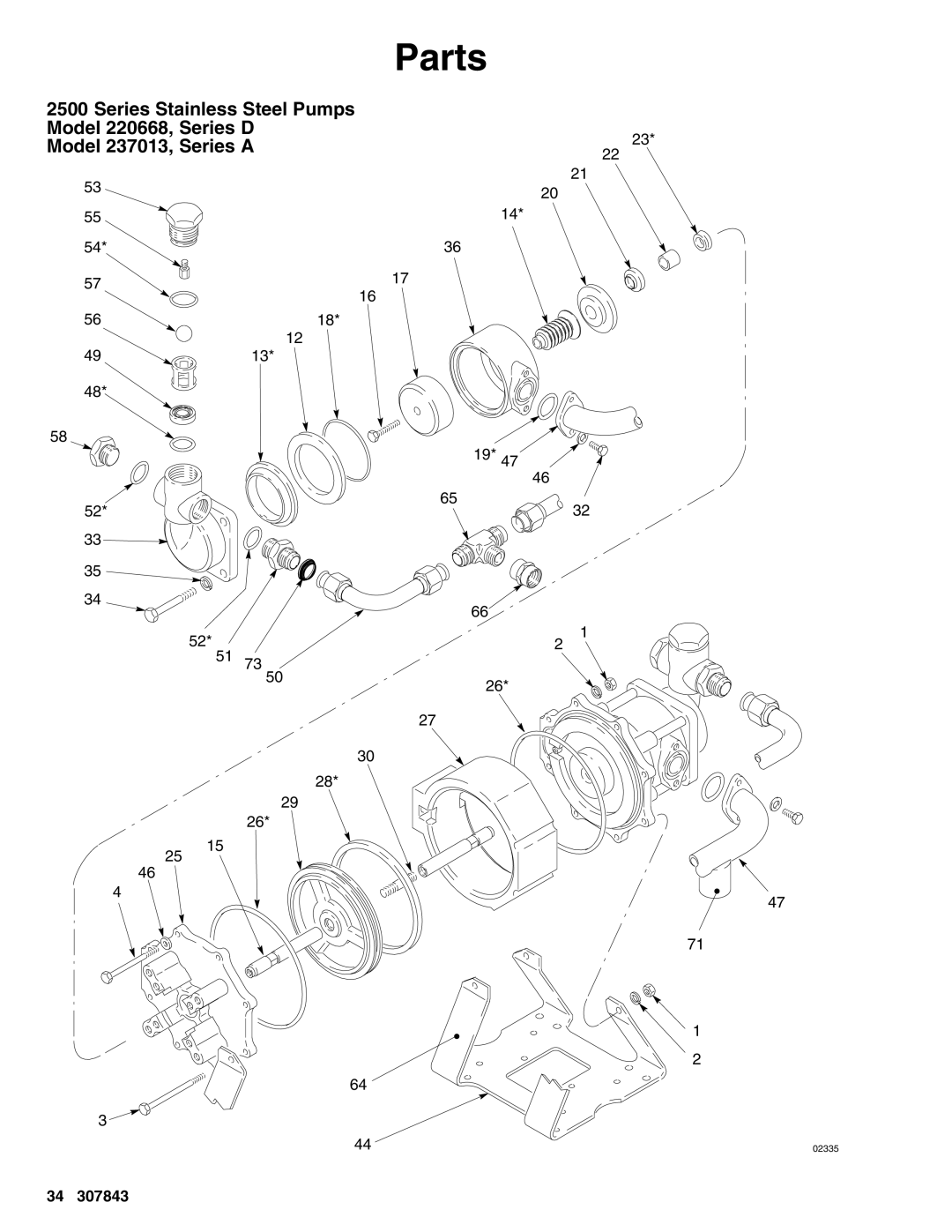 Graco 237010, 220667, 220666, 237012, 220663, 237008, 237013, 237011, 220664, 237009, 220665, 220668 02335 