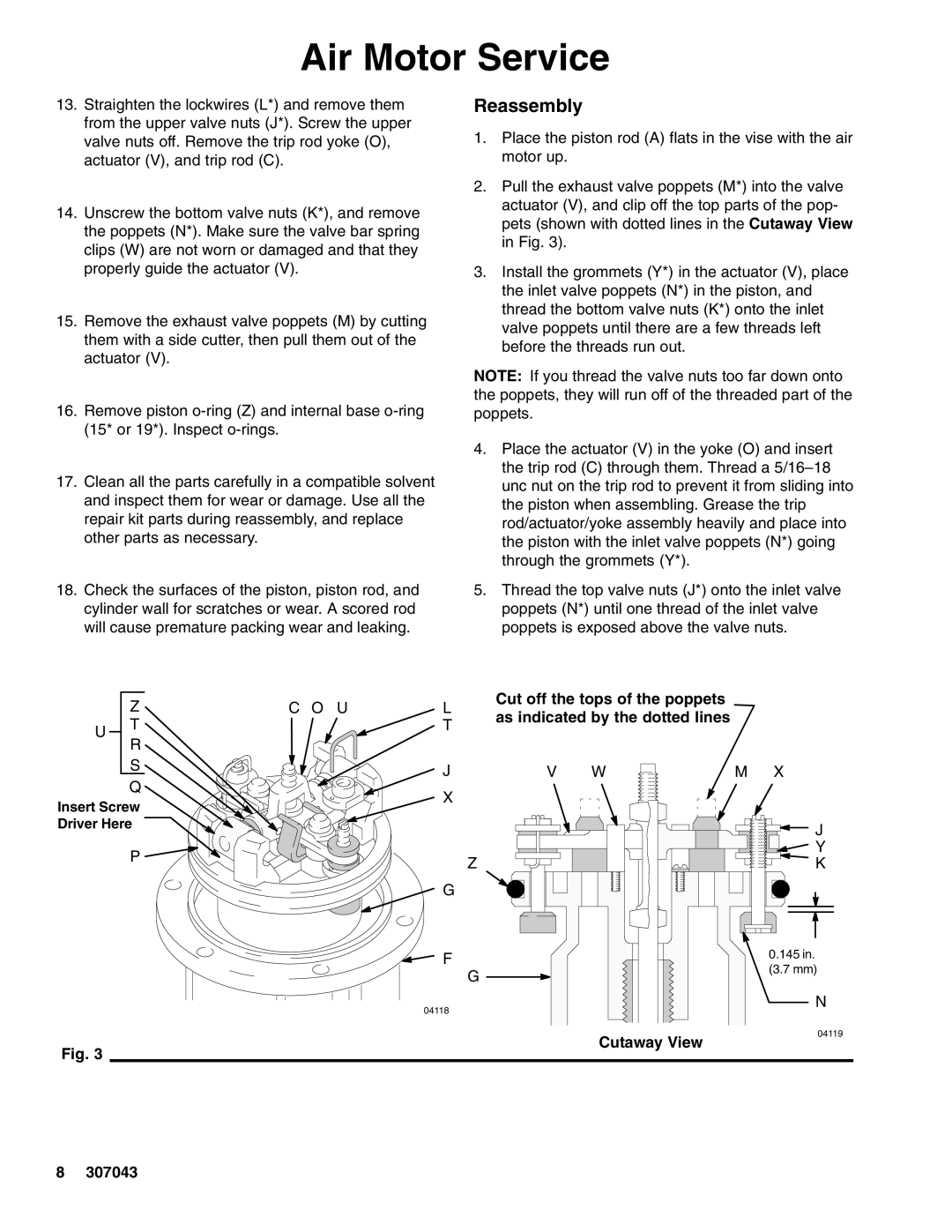 Graco 222791, 207546, 206955 205997, 215363 important safety instructions Reassembly, Cutaway View 