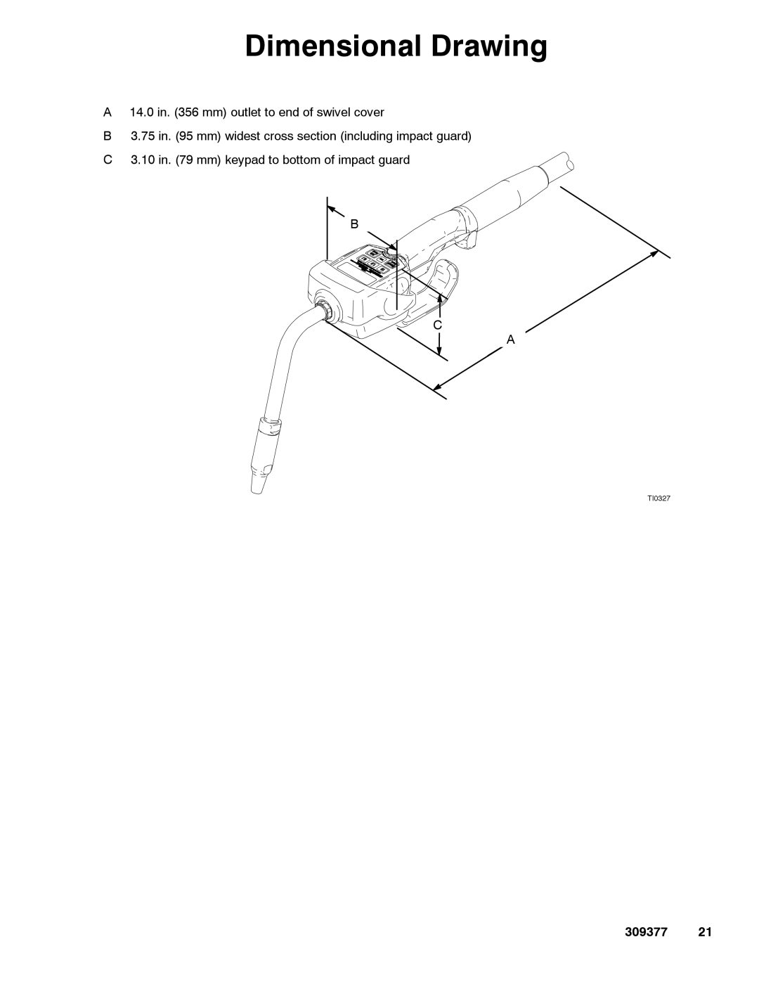 Graco 238512, 238515, 238511 important safety instructions Dimensional Drawing 