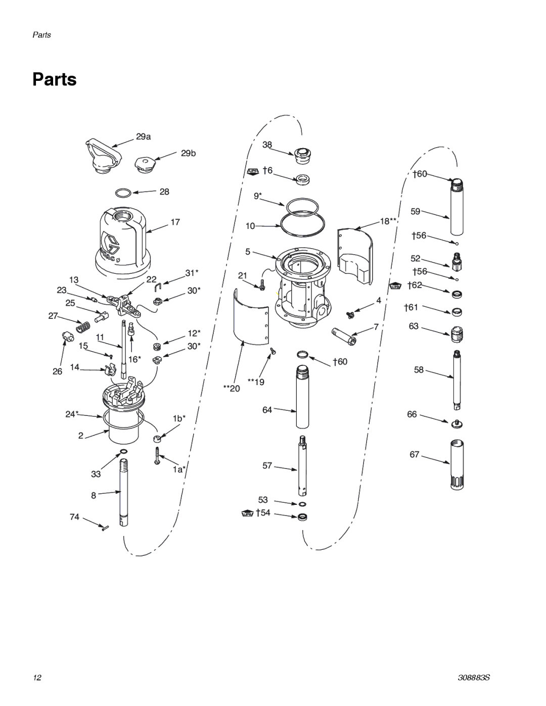 Graco 239888 Series D, 239887 Series D, 239877 Series D important safety instructions Parts 