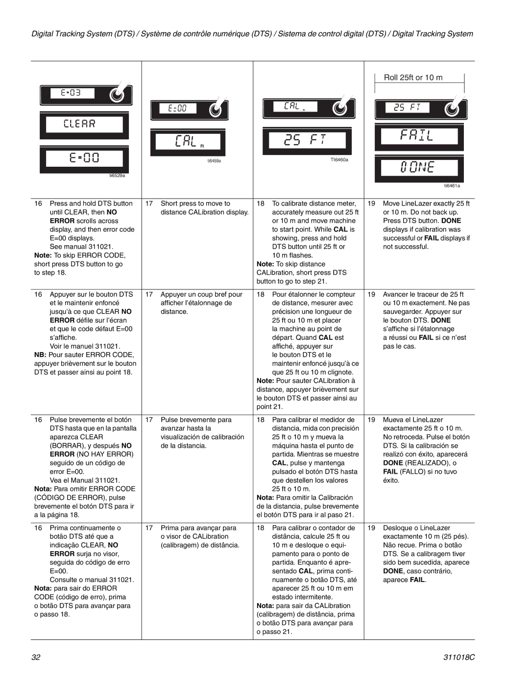 Graco 248870, 248871, 249012, 248873, 249013, 248872 important safety instructions Roll 25ft or 10 m 