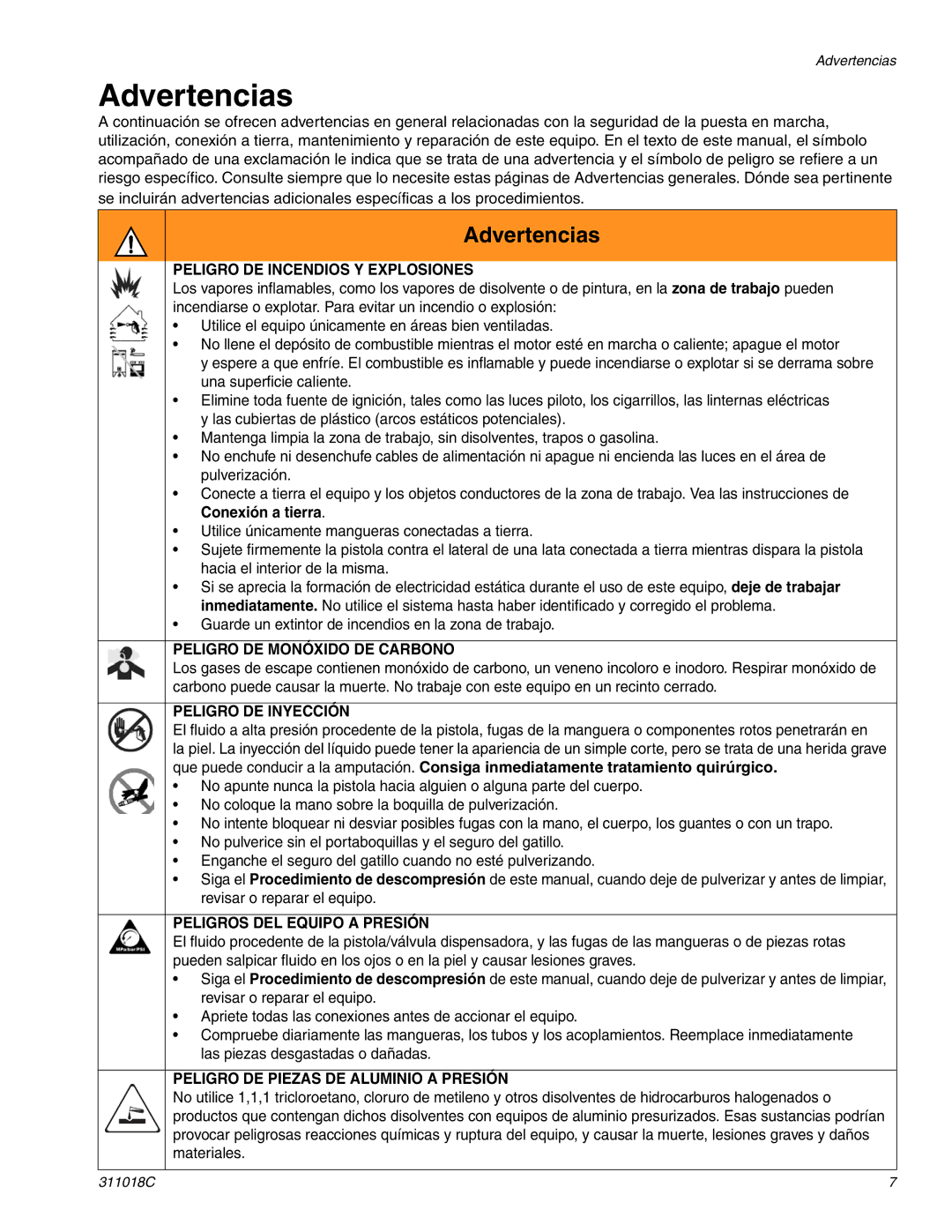 Graco 249012, 248871, 248870, 248873, 249013, 248872 important safety instructions Advertencias 