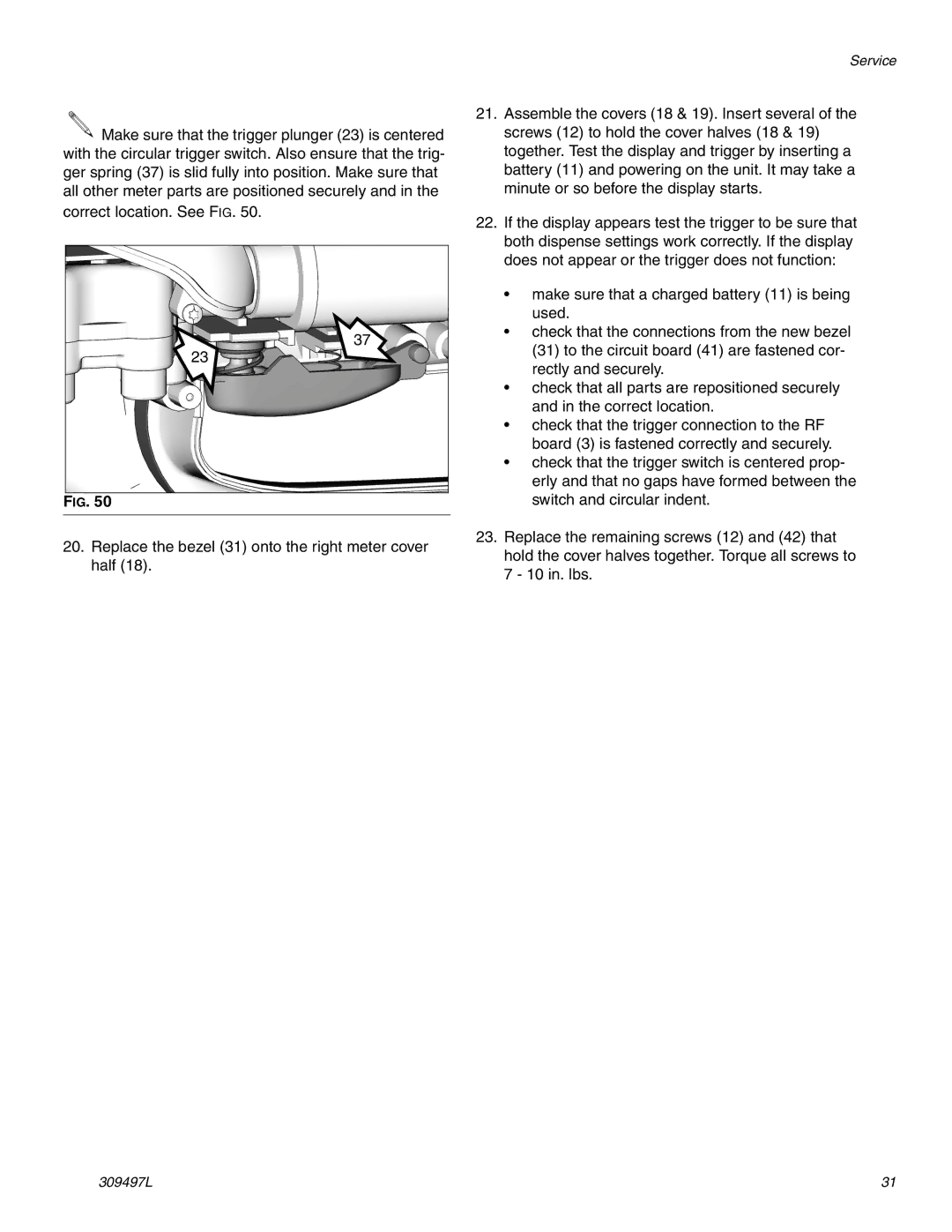 Graco 246008, 249881 instruction manual Service 