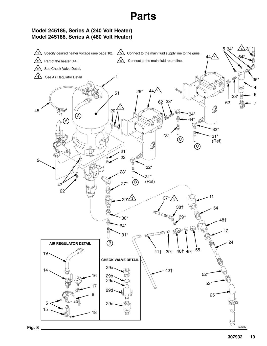 Graco 245185, 253697, 307932R, 245186, 245187 important safety instructions 27* B Ref 30*39 41 39 40 49 