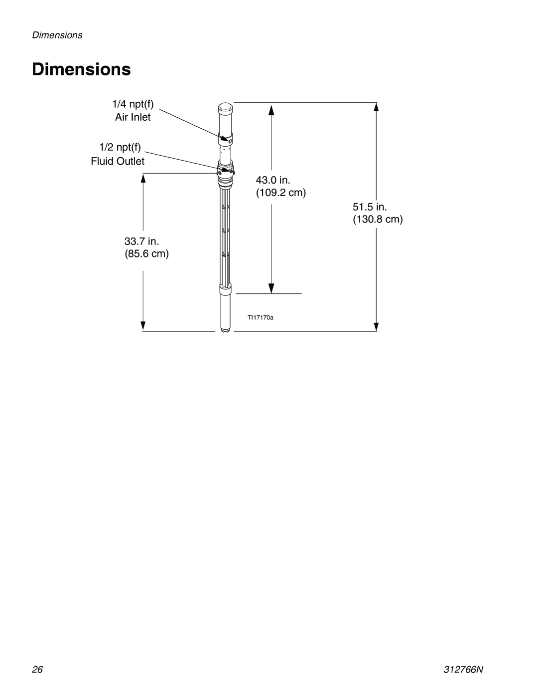 Graco 256200 important safety instructions Dimensions 