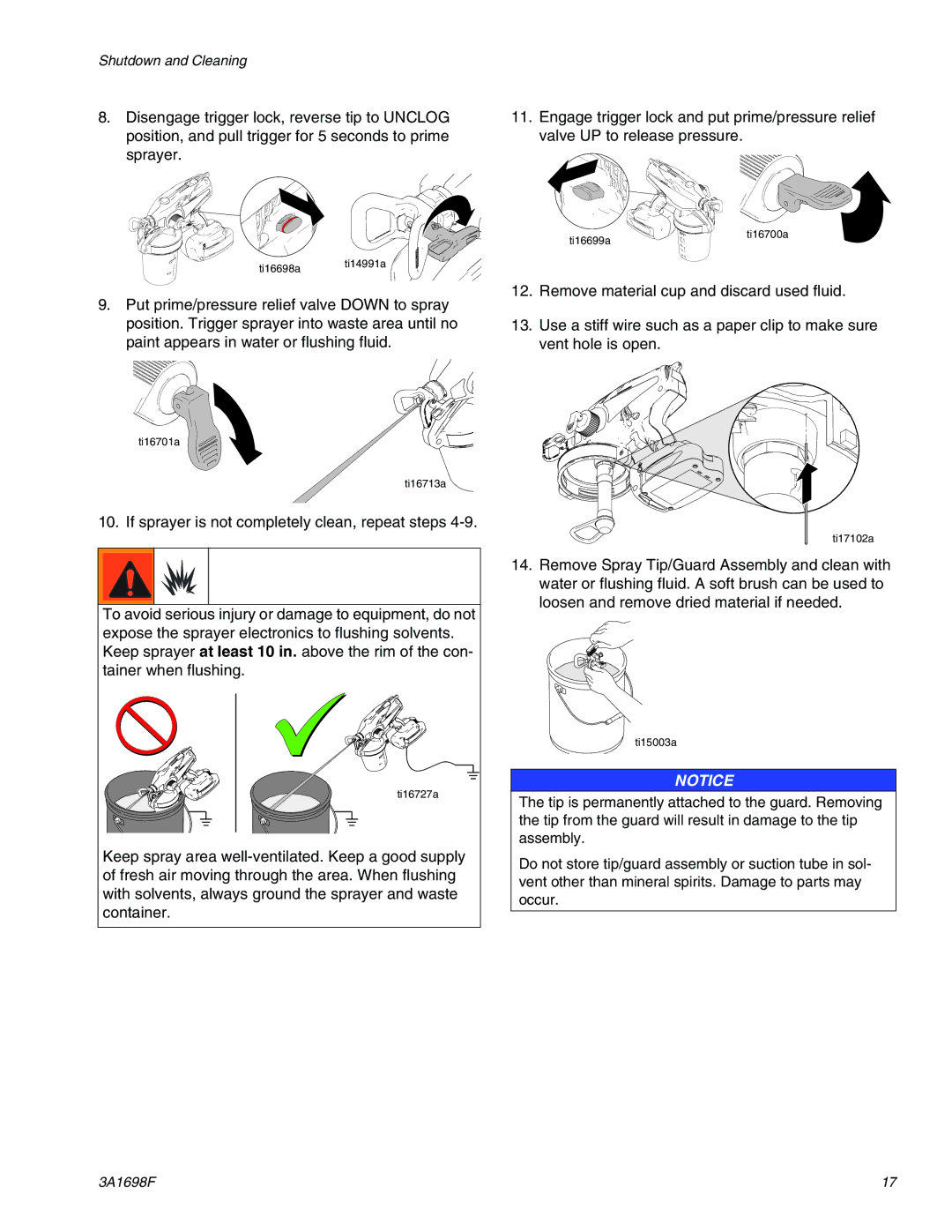 Graco 16H245, 262612, 16H241, 16H243, 16H242, 16F887  16H240, 16H829 important safety instructions Ti15529ati16727a 