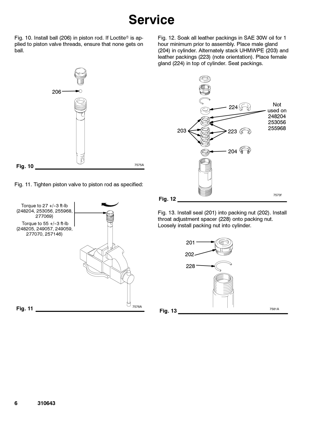 Graco 255968, 277070, 277069, 257146, 249057, 249059, 248204, 248205, 253056 important safety instructions Torque to 27 +/--3 ft-lb 