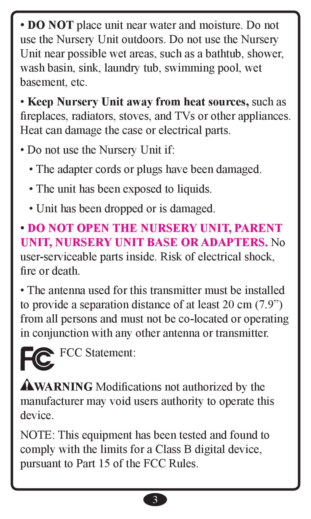 Graco 2797 owner manual 