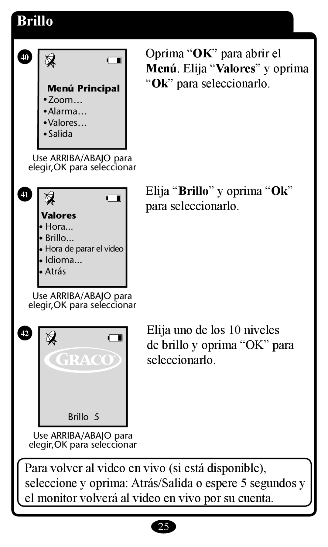 Graco 2797 owner manual Brillo 