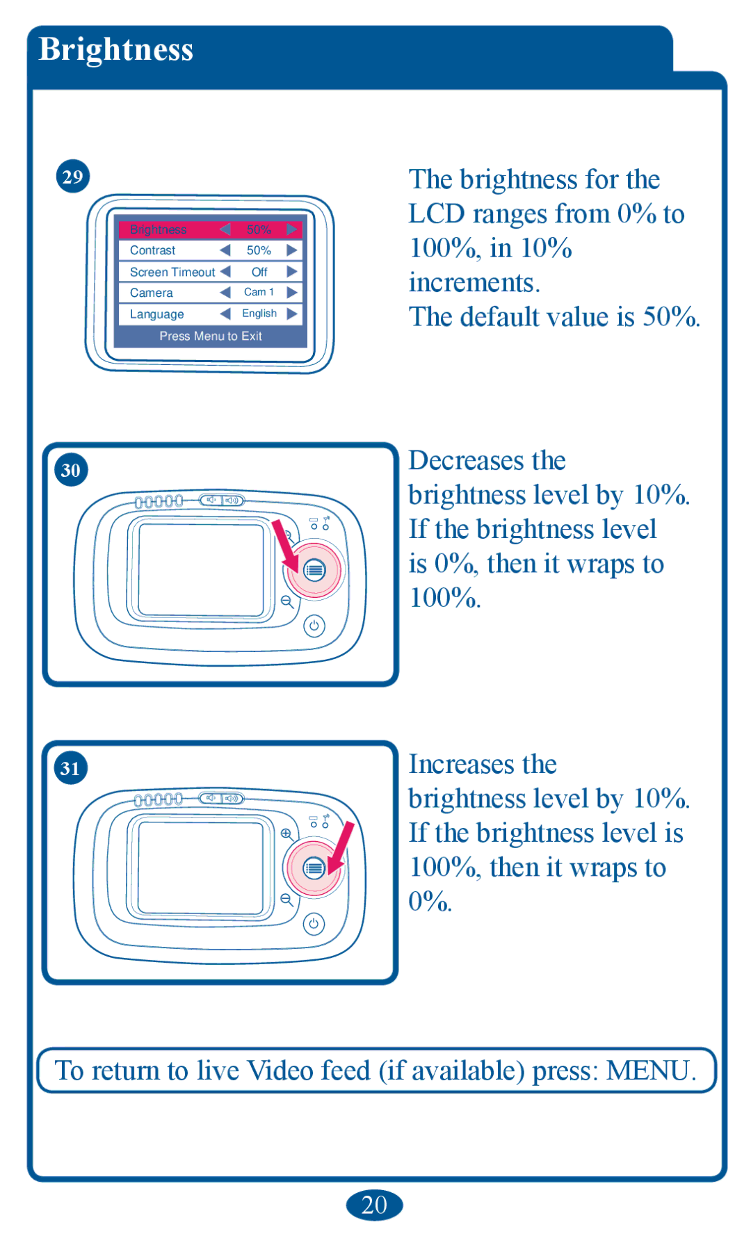 Graco 2V00 manual BriJhtneVV, HfuhdvhvWkh, QfuhdvhvWkh 