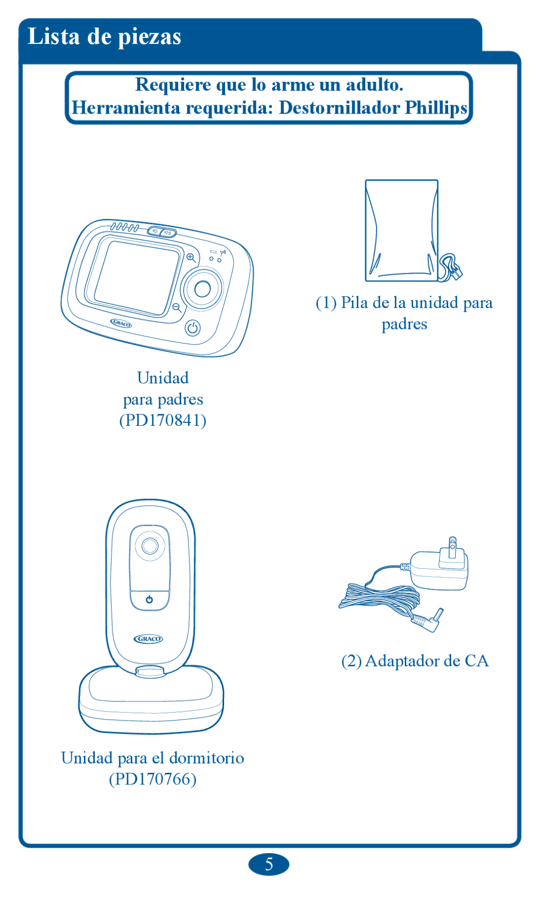 Graco 2V00 manual LiVtD de piezDV 