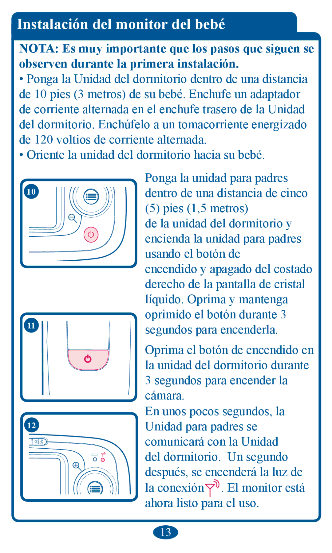 Graco 2V00 manual InVtDlDción del monitor del bebé, 8QLGDGSDUDSDGUHVVH 