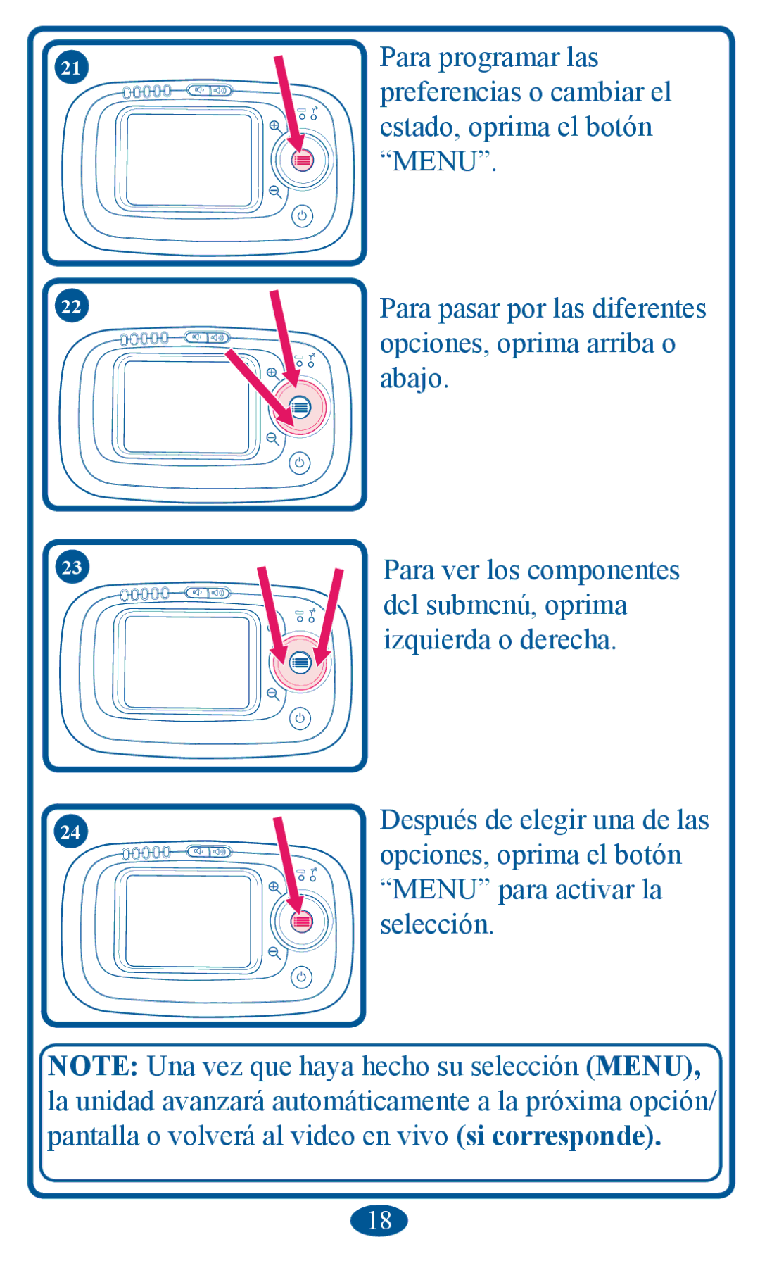 Graco 2V00 manual 3DUDSURJUDPDUODV, Dedmr, LtxlhugdRGhuhfkd, ³018´SDUDDFWLYDUOD 