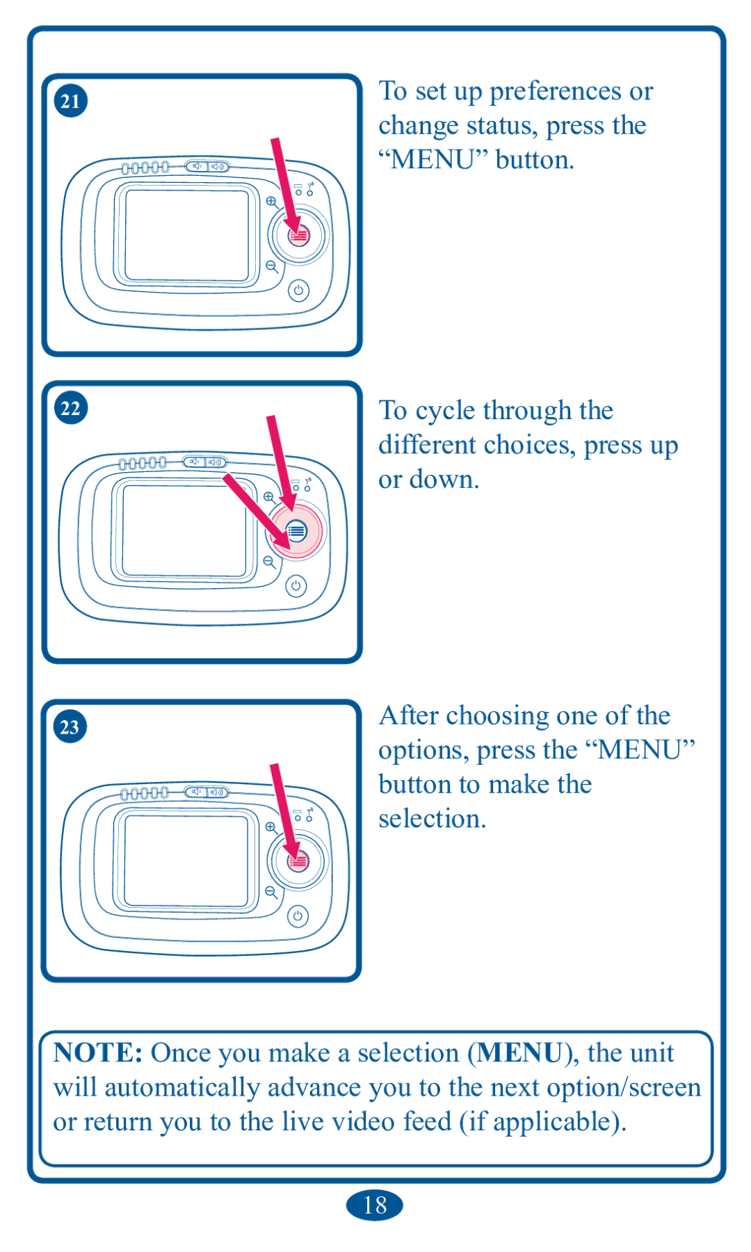 Graco 2V00 manual ³018´EXWWRQ, 7RF\FOHWKURXJKWKH, RuGrzq, Vhohfwlrq 